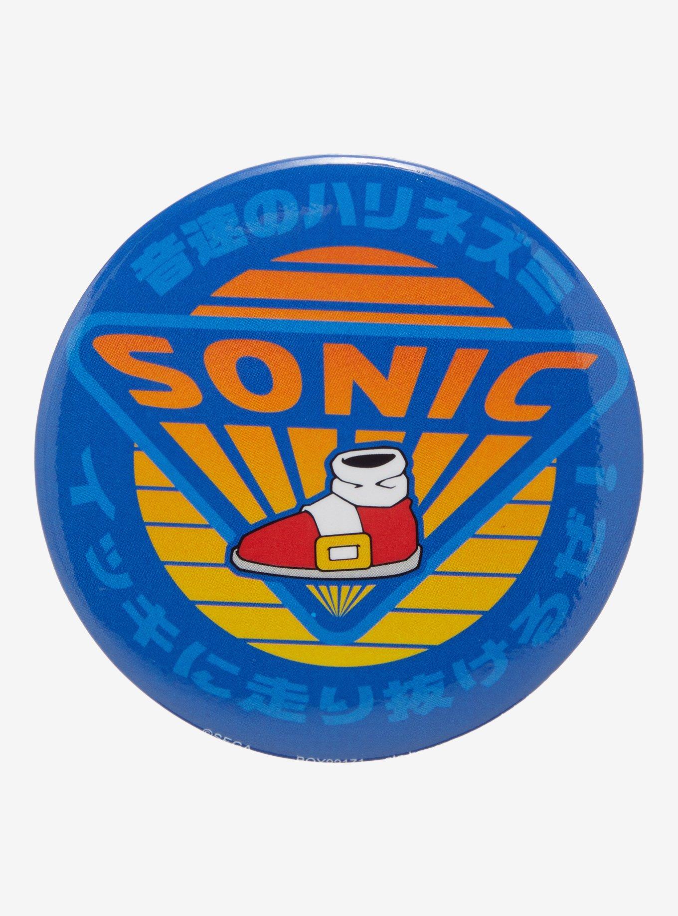 Sonic The Hedgehog Shoe 3 Inch Button, , hi-res