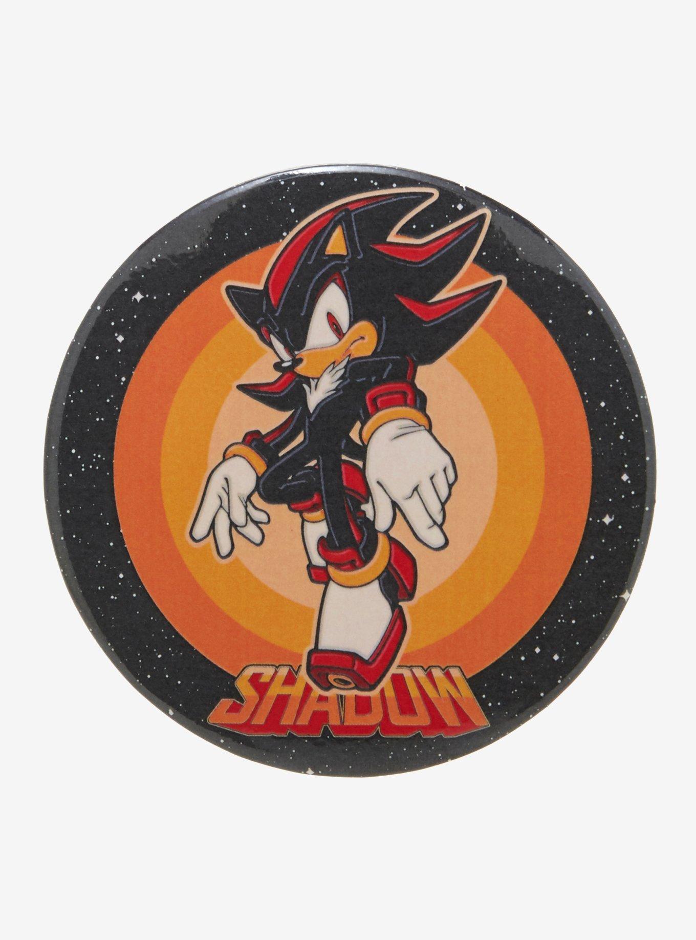 Sonic The Hedgehog Shadow 3 Inch Button, , hi-res