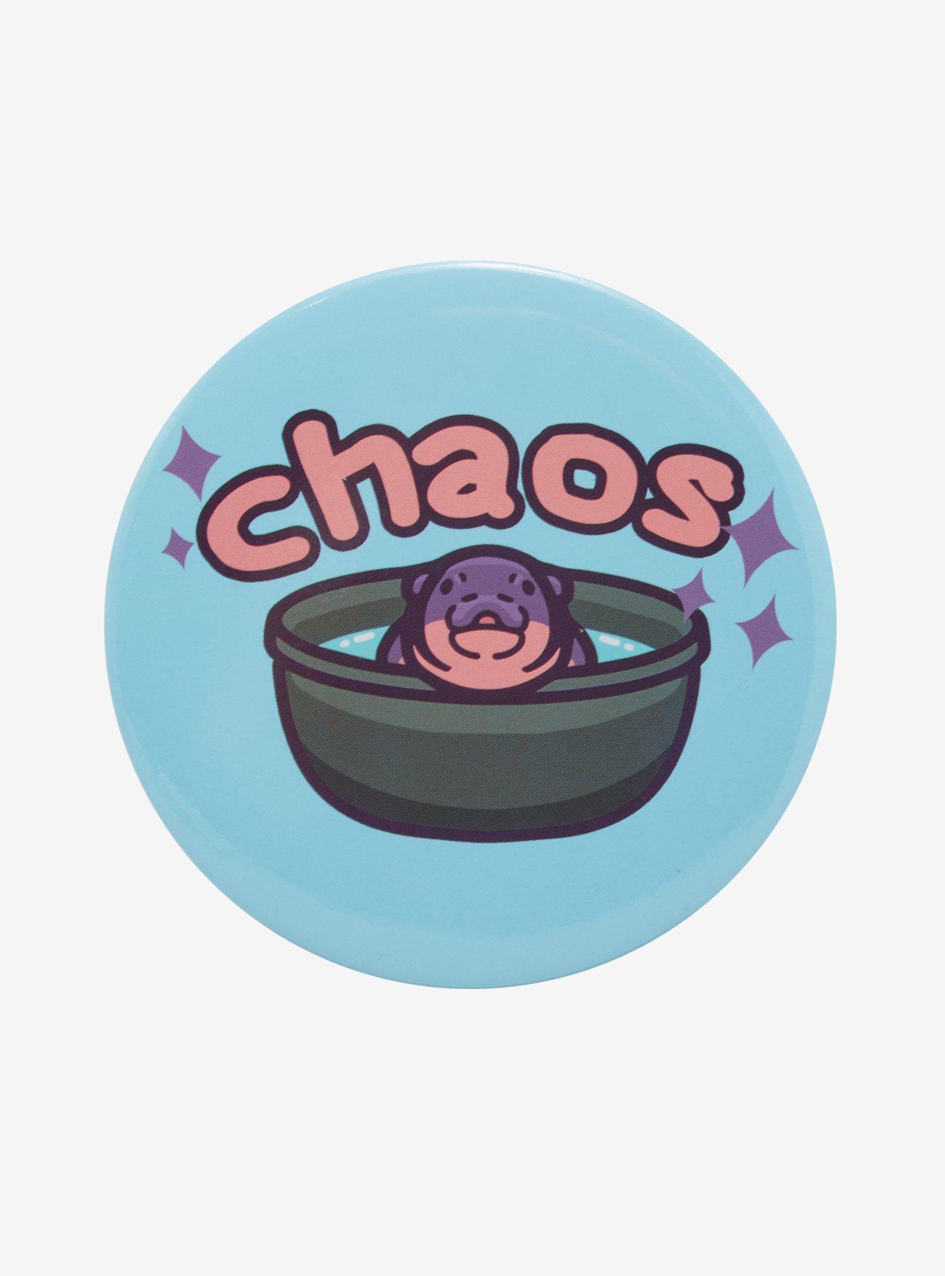 Chaos Pygmy Hippo Button, , hi-res