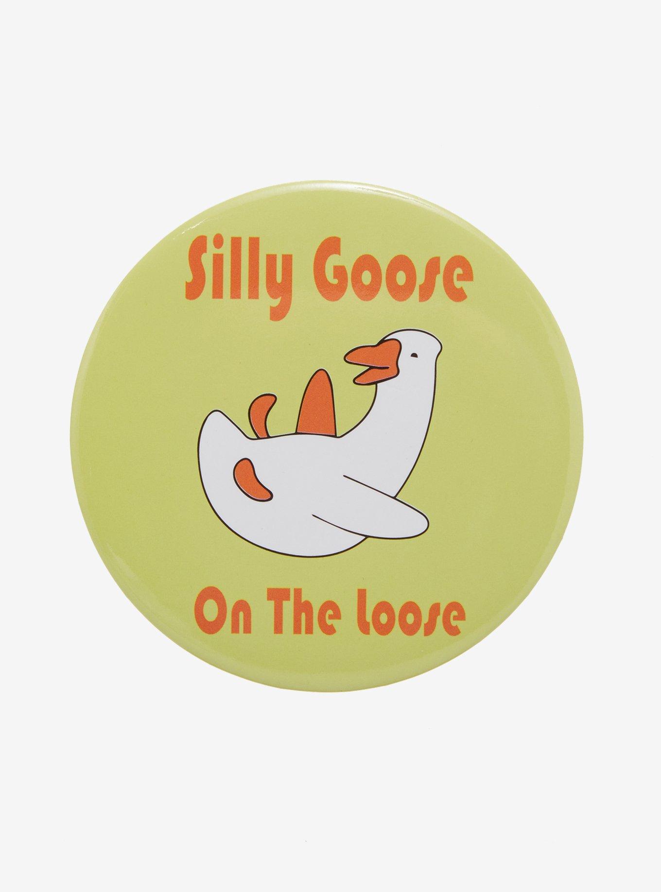Silly Goose 3 Inch Button, , hi-res
