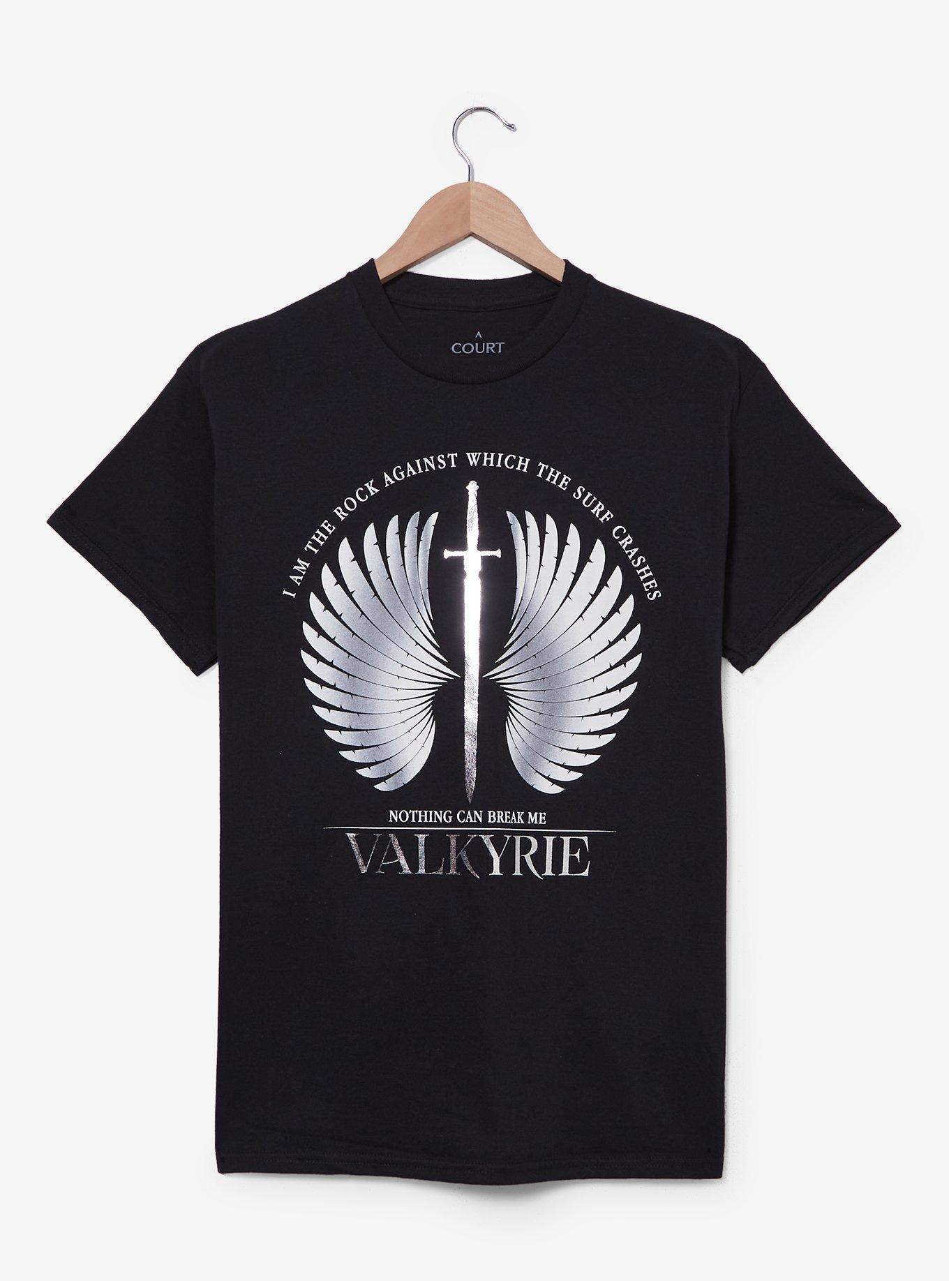 A Court of Thorns and Roses Valkyrie Silver Symbol Women's T-Shirt, , hi-res