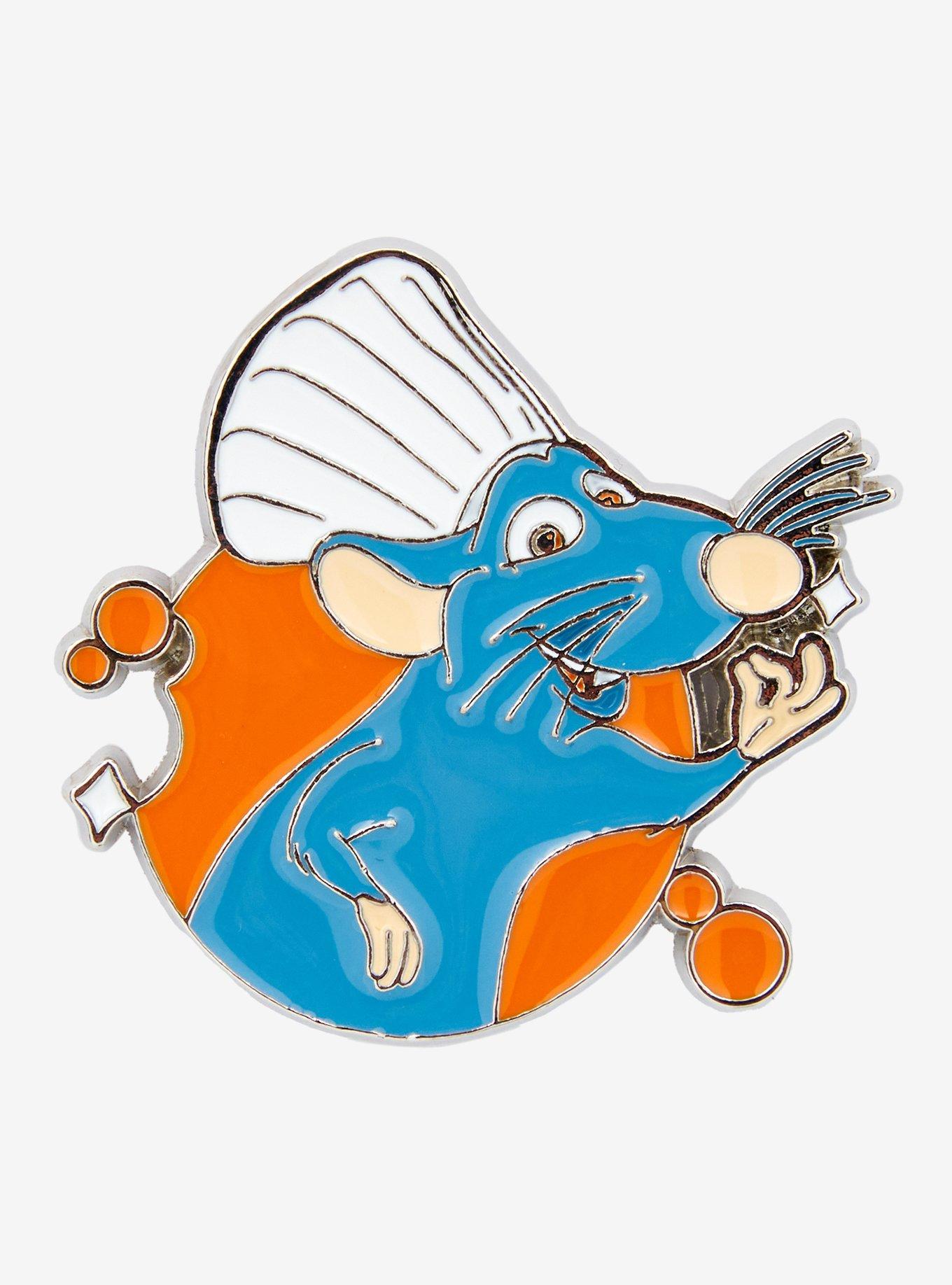 Disney Pixar Ratatouille Remy Chef Hat Enamel Pin — BoxLunch Exclusive, , hi-res