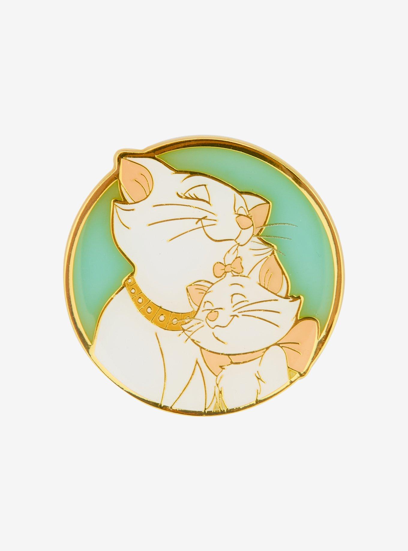 Loungefly Disney The Aristocats Duchess and Marie Stained Glass Enamel Pin — BoxLunch Exclusive, , hi-res