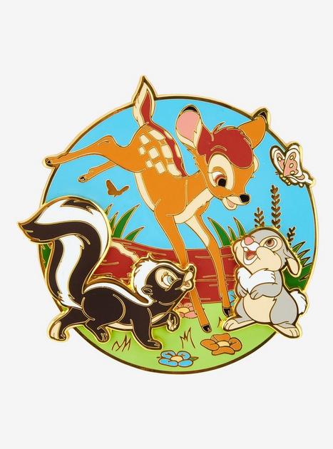 Loungefly Disney Bambi Trio Limited Edition Layered Enamel Pin