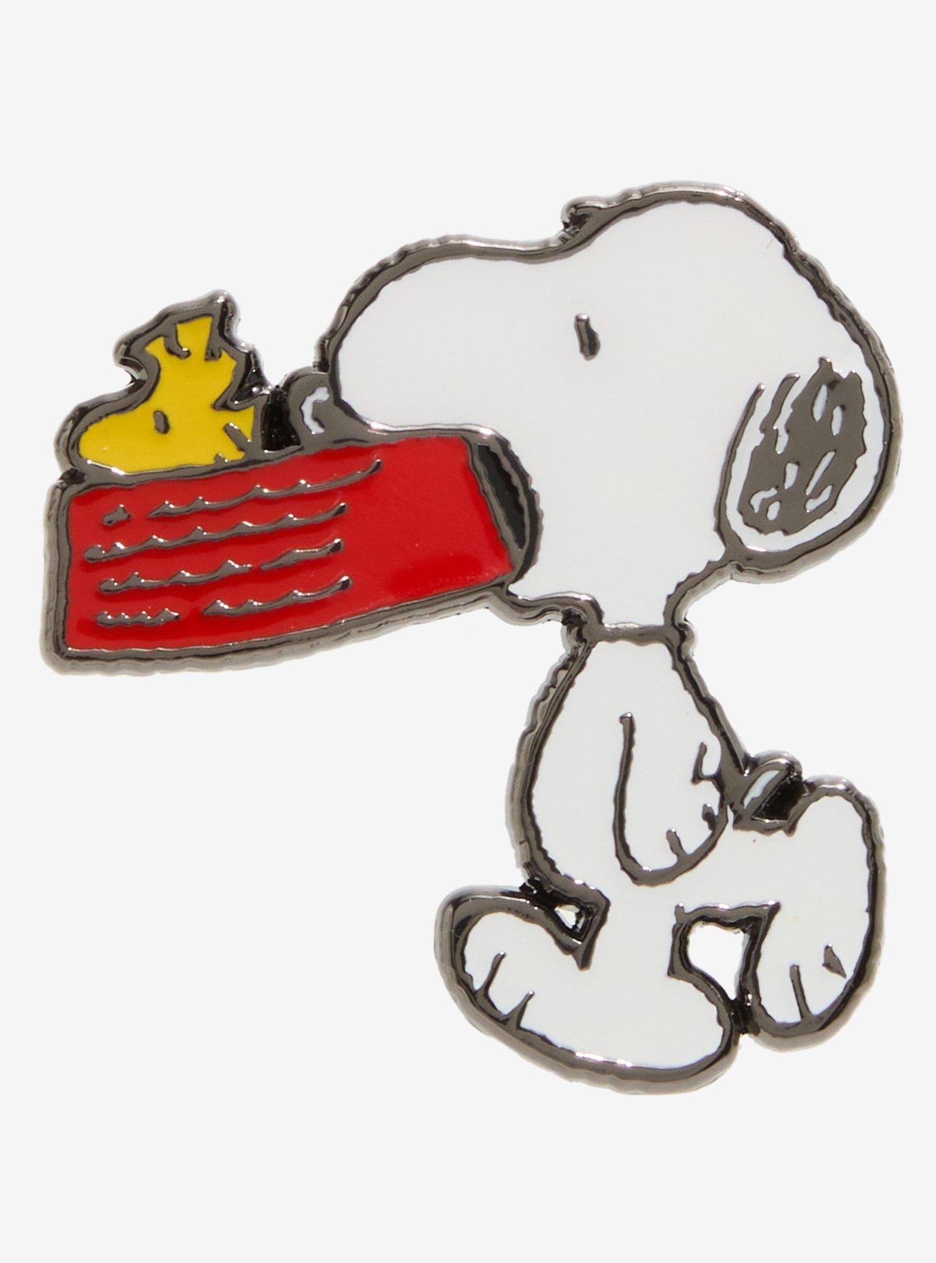 Loungefly Peanuts Snoopy & Woodstock Food Bowl Enamel Pin, , hi-res