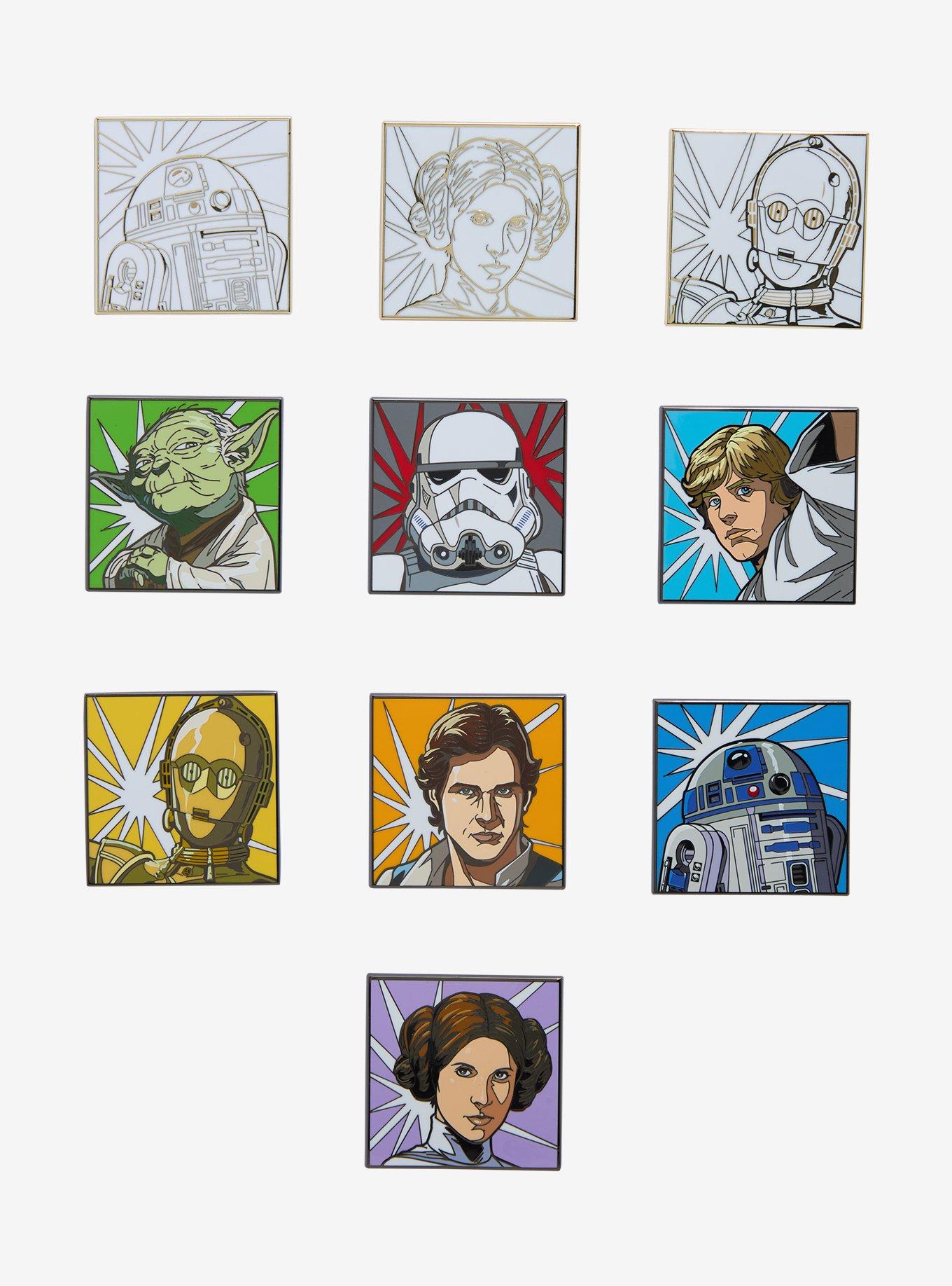 FiGPiN Star Wars Character Portraits Blind Box Enamel Pin, , hi-res