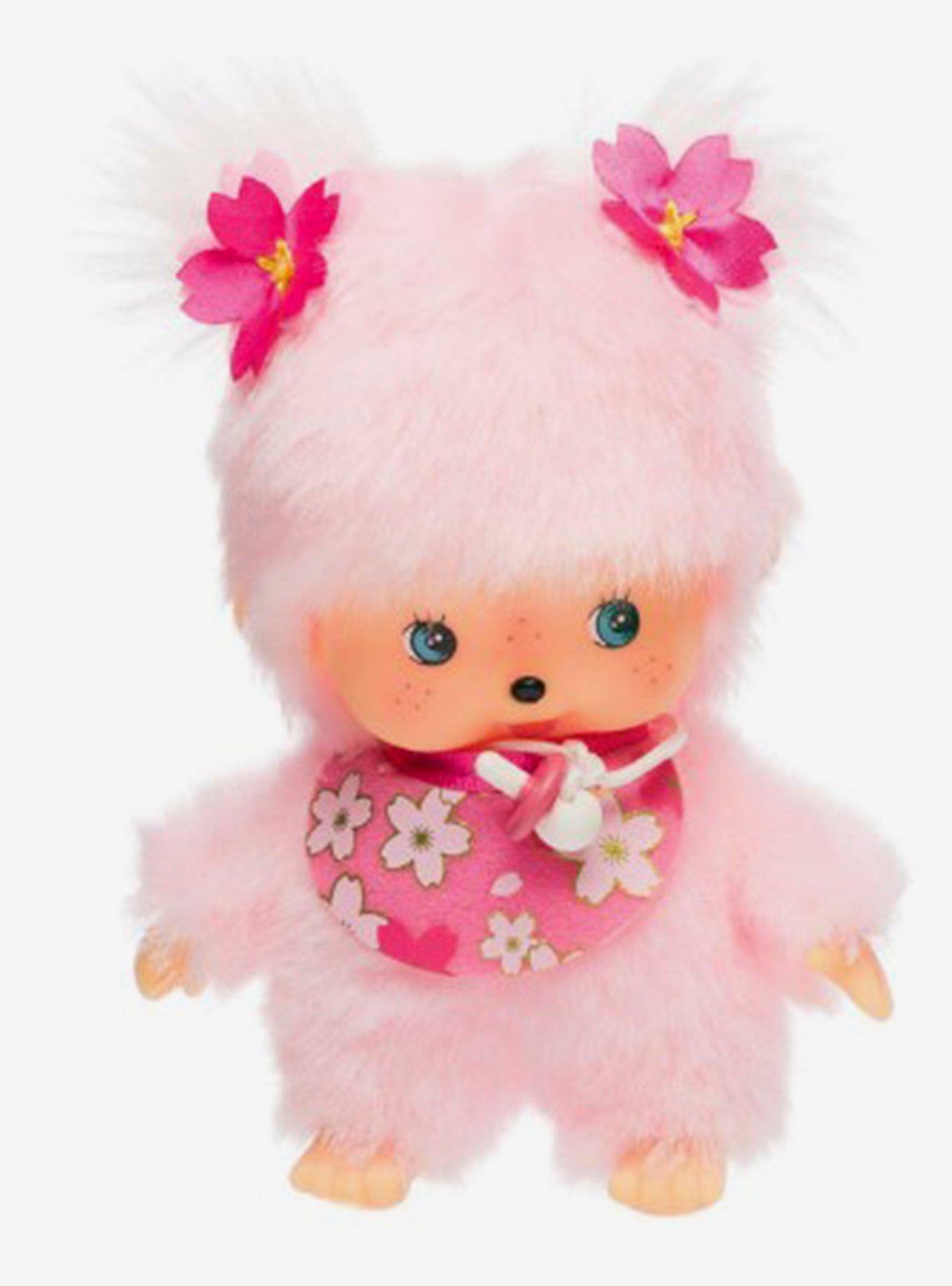 Monchhichi Classic Bebichhichi Sakura Girl Doll, , hi-res