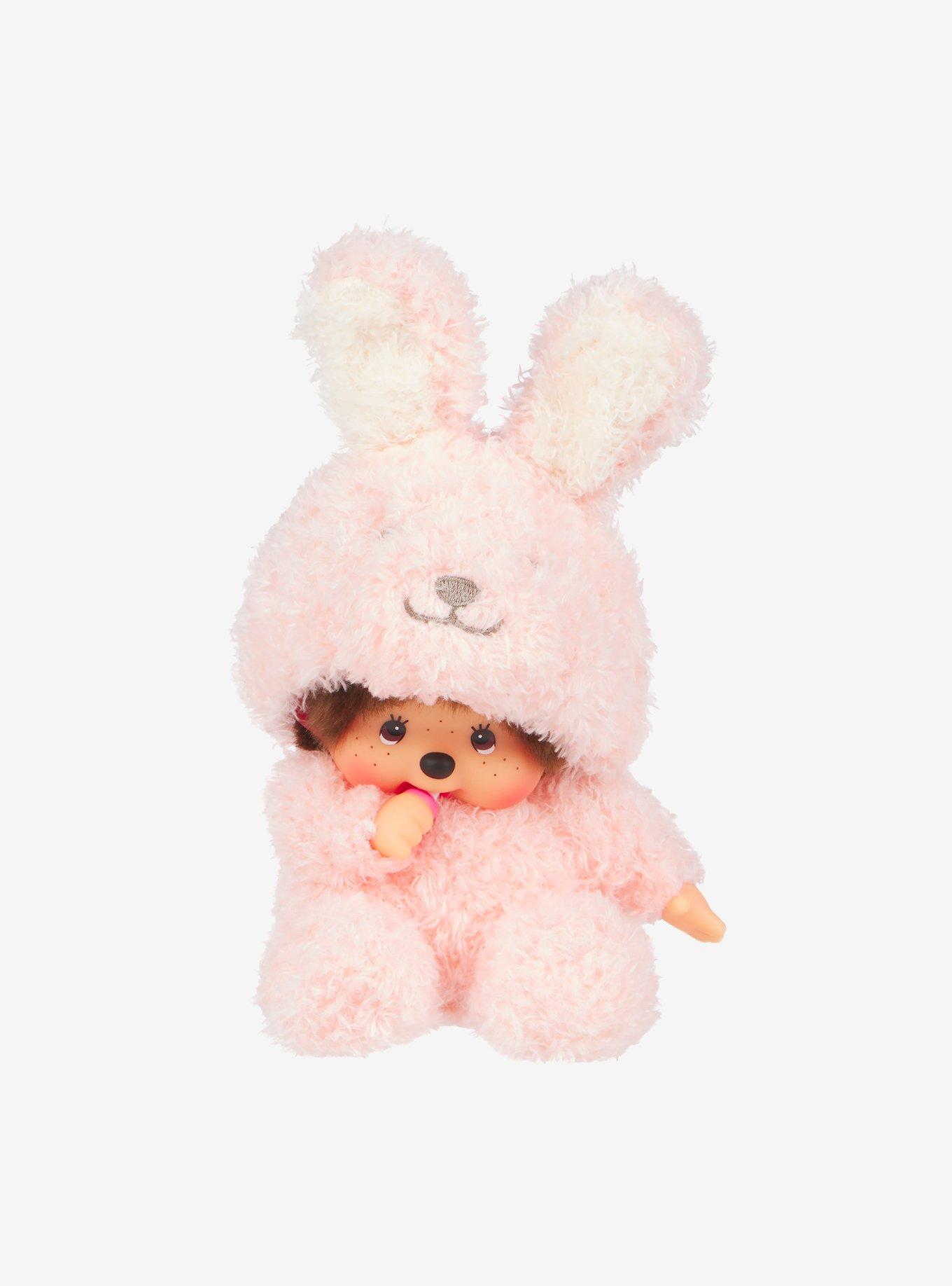 Monchhichi Fluffy Bunny Doll, , hi-res