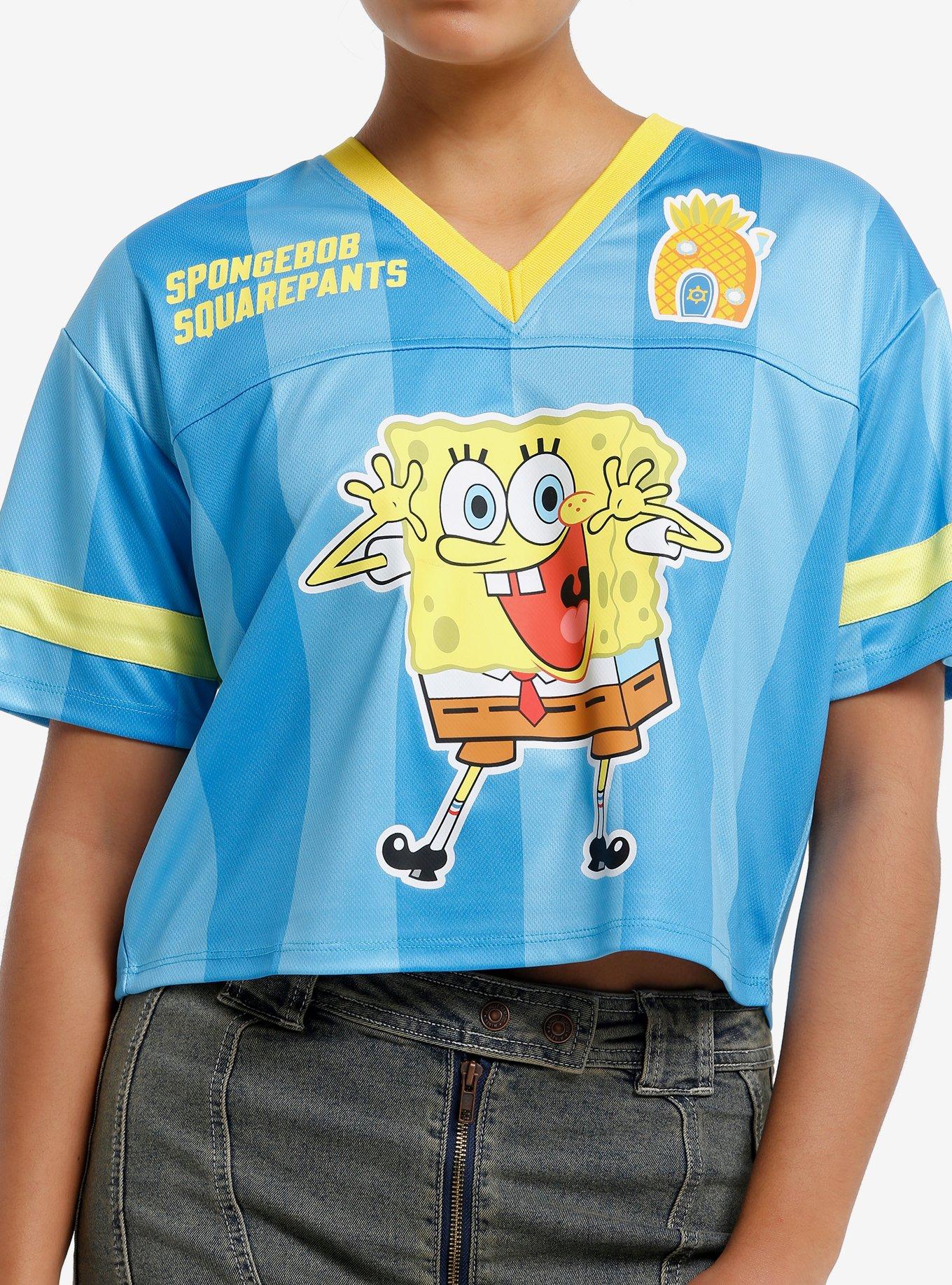 SpongeBob SquarePants Girls Crop Soccer Jersey, , hi-res