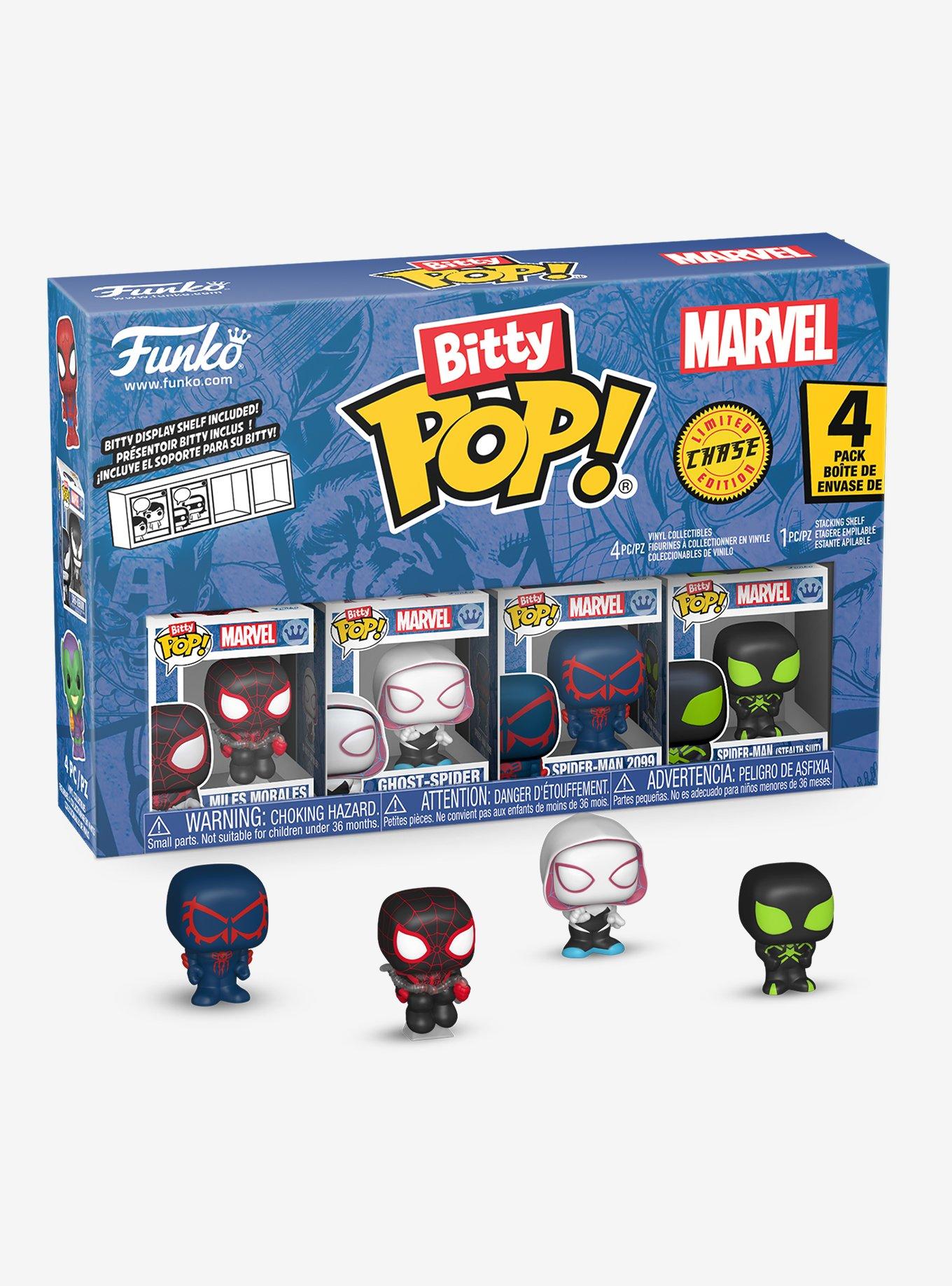 Funko Bitty Pop! Marvel Spider-Man Miles Morales & Friends Mini Vinyl Figure Set, , hi-res