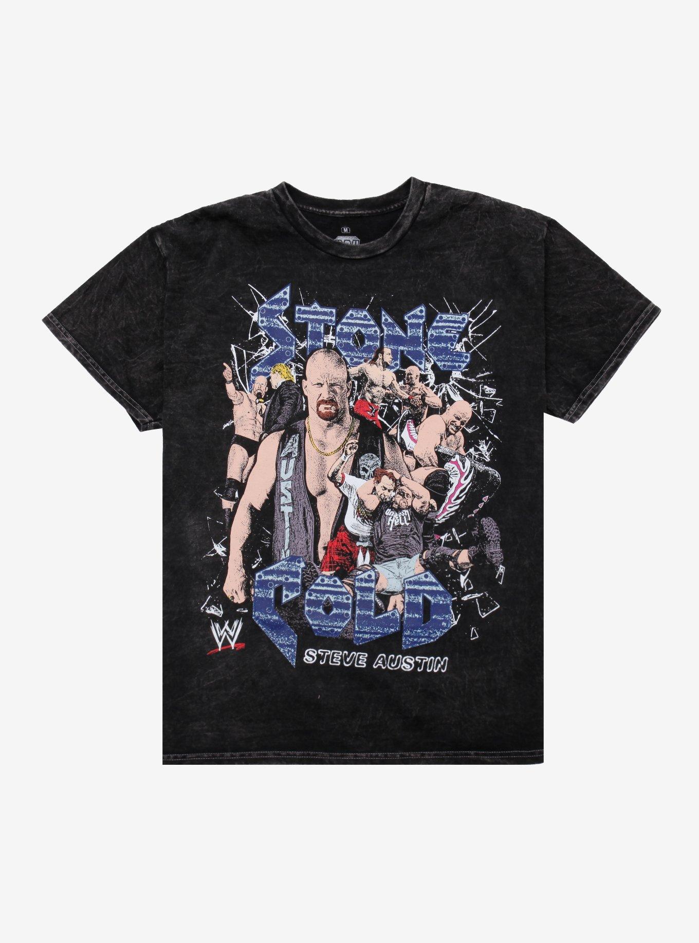 WWE Stone Cold Steve Austin Mineral Wash T-Shirt, , hi-res