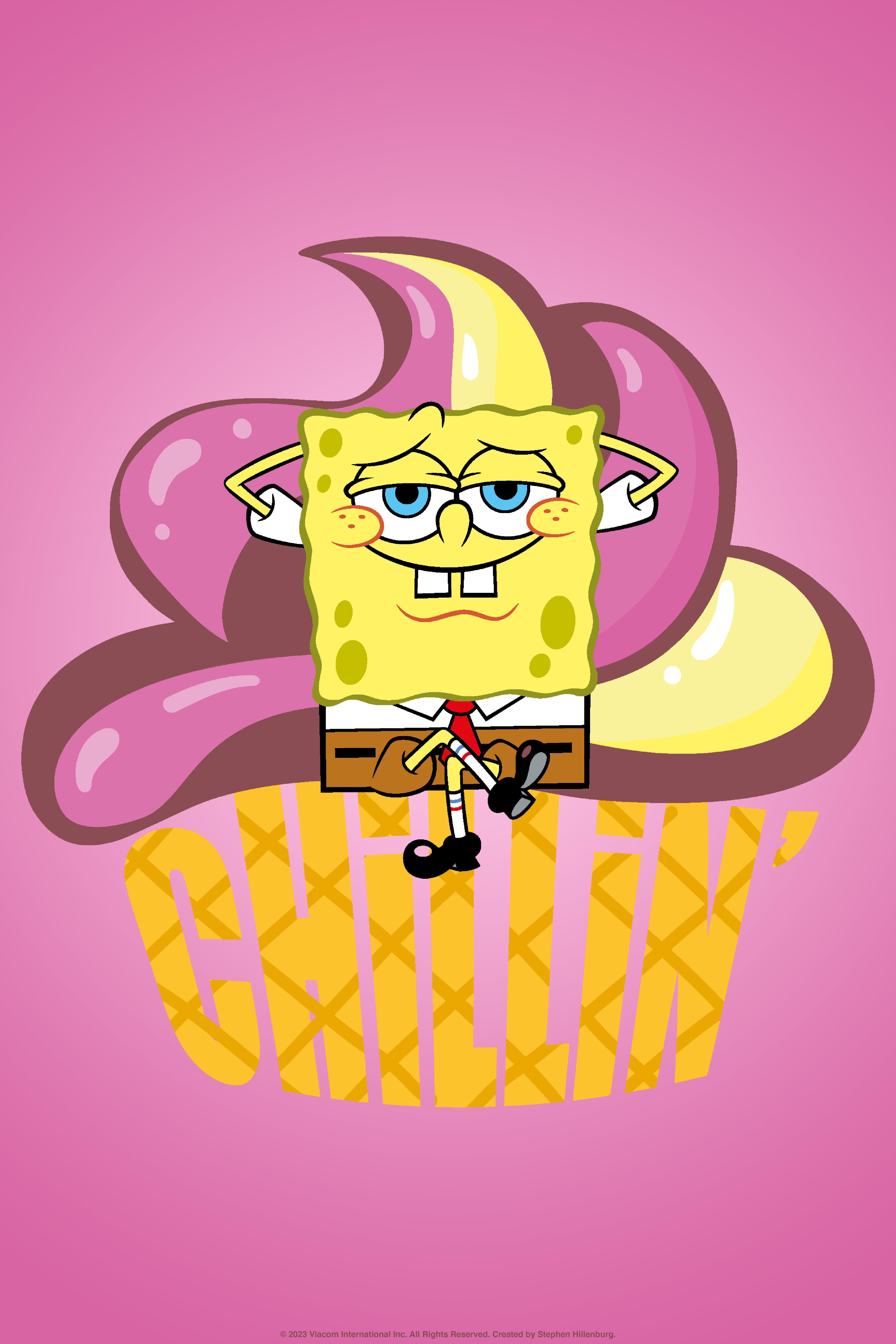 Spongebob Squarepants Chillin Poster, , hi-res