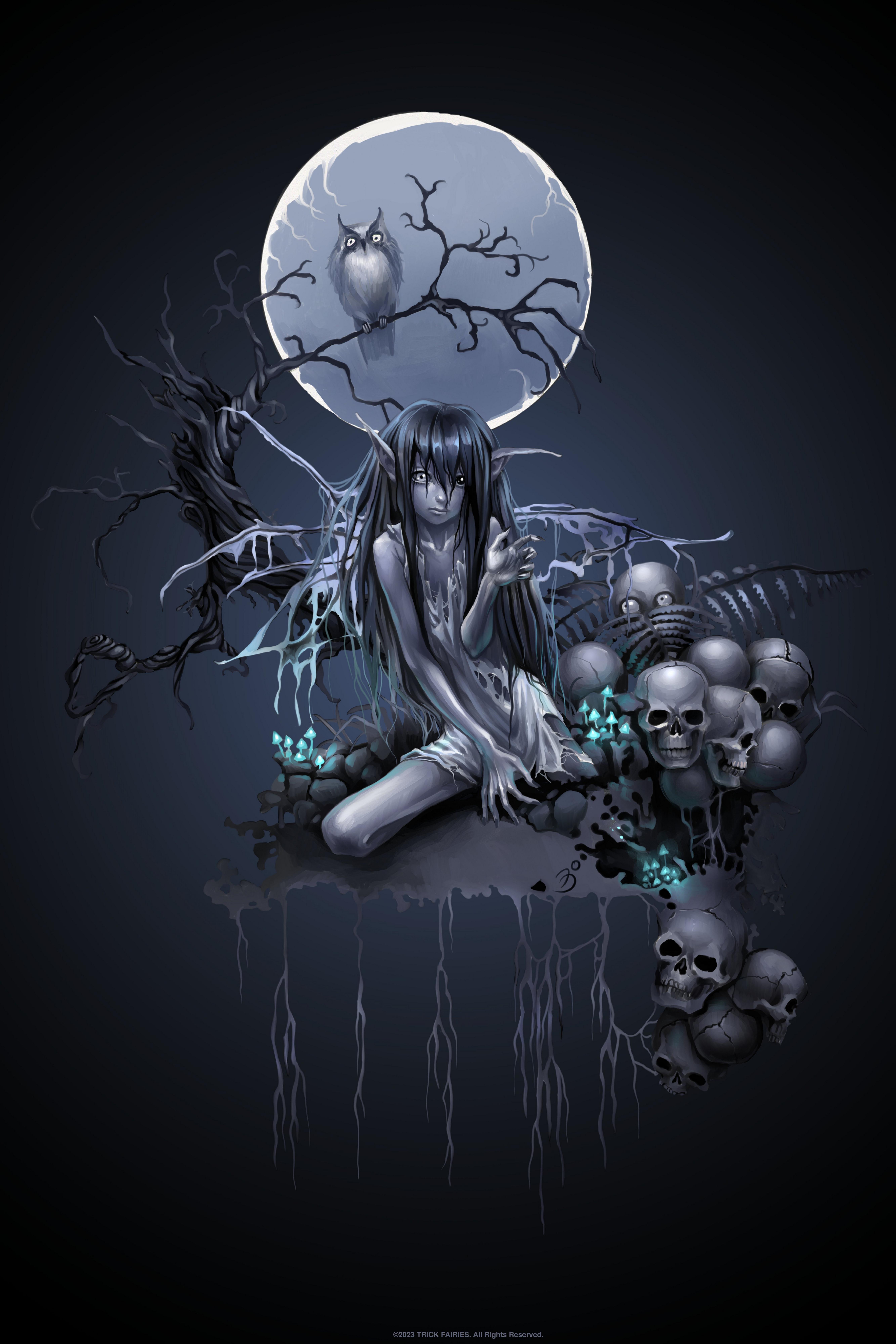 Fairies by Trick Death Fairy Poster - WHITE | Hot Topic