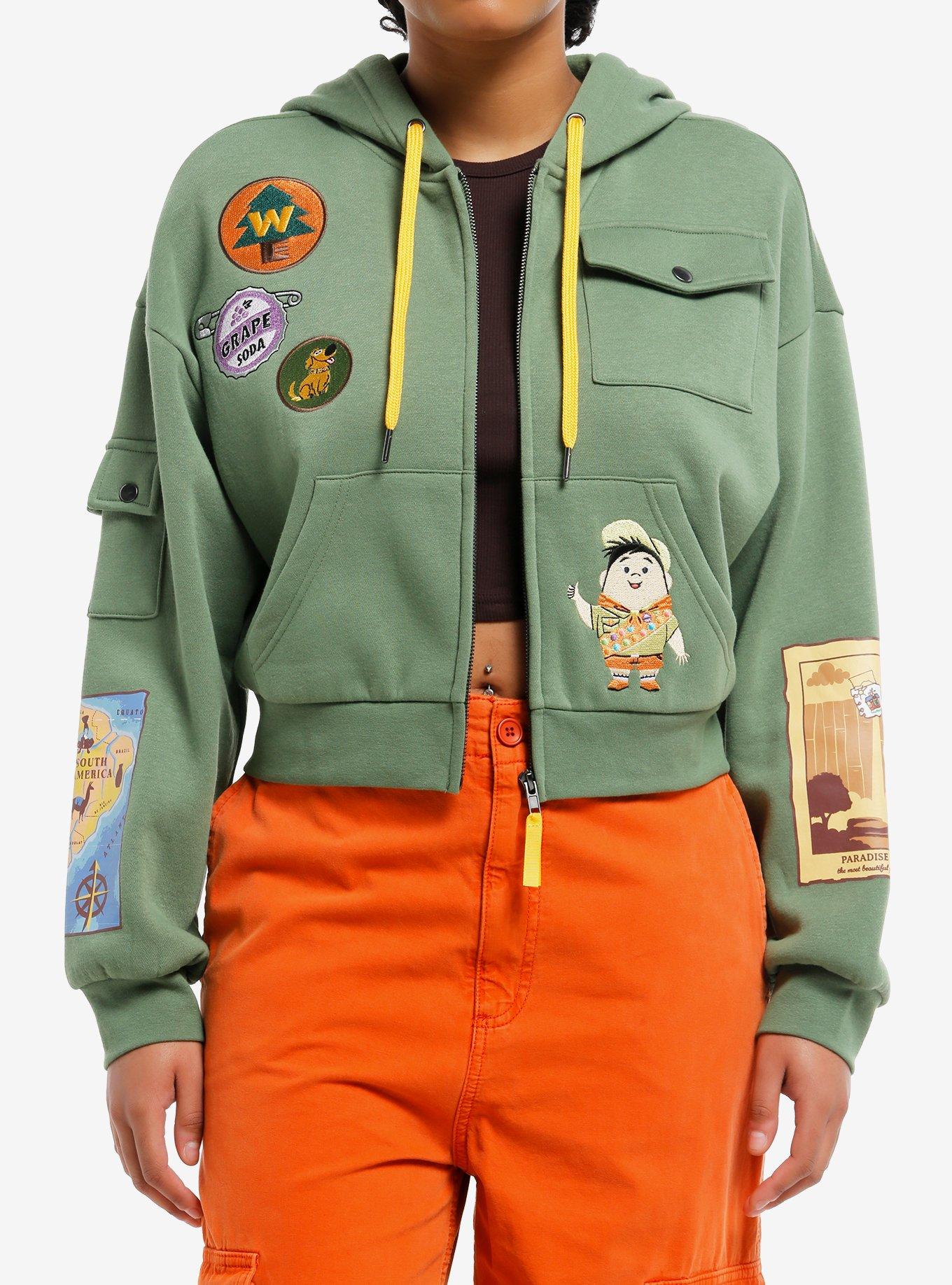 Her Universe Disney Pixar Up Wilderness Explorer Patch Crop Hoodie, , hi-res