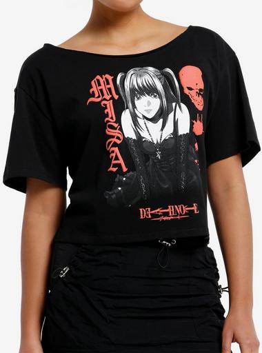 Death Note Misa Girls Off-Shoulder T-Shirt | Hot Topic