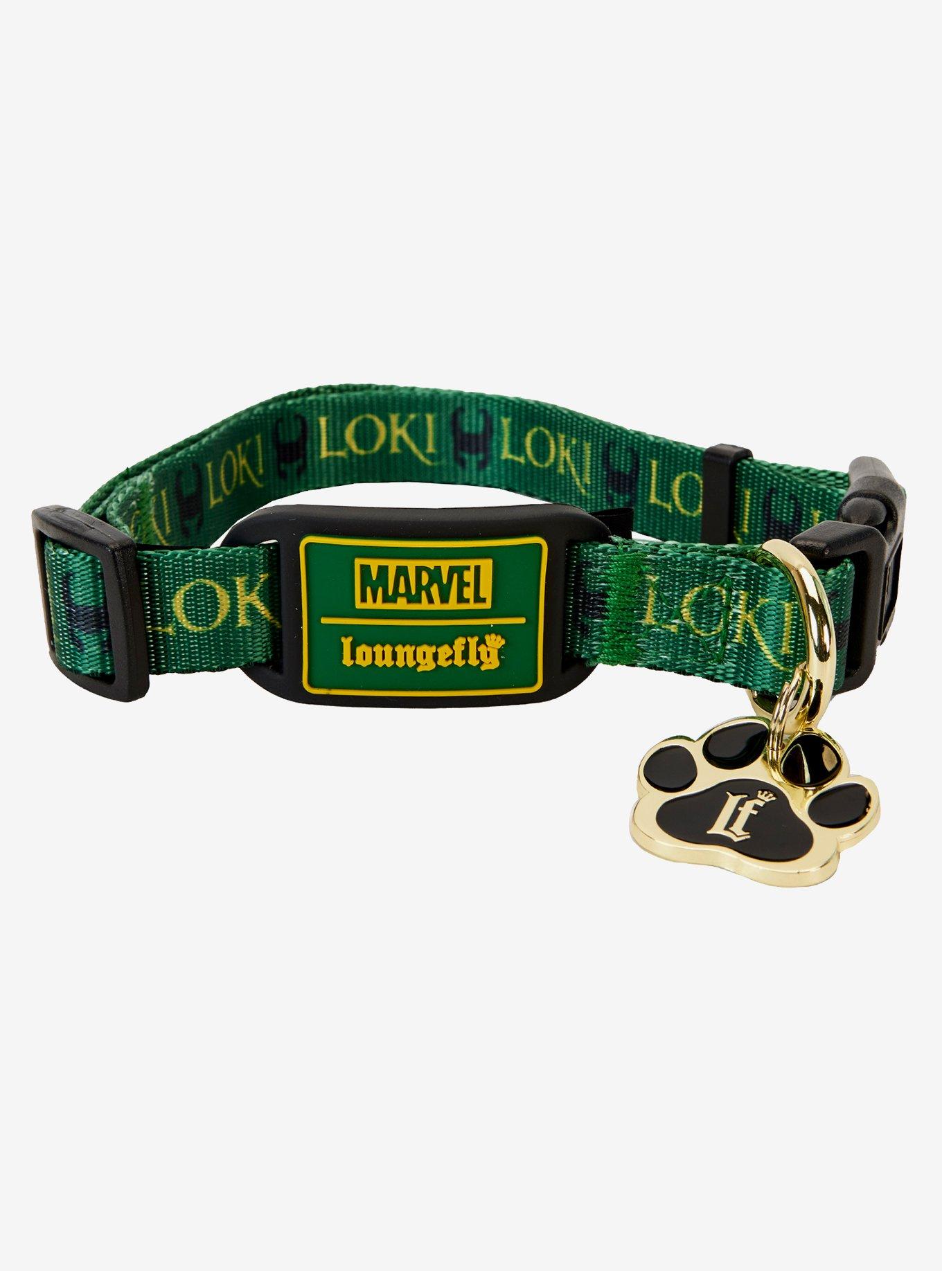 Loungefly Marvel Loki Large Pet Collar, , hi-res