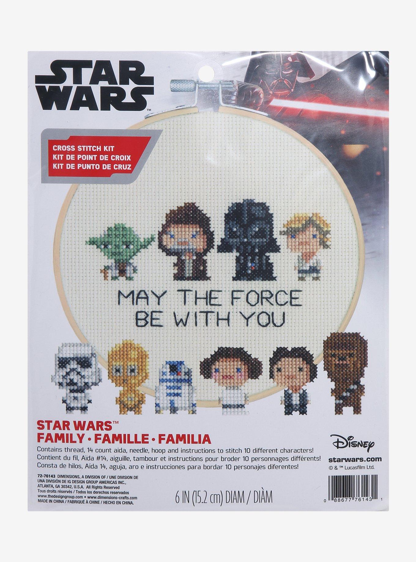 Star Wars Character Cross Stitch Kit, , hi-res