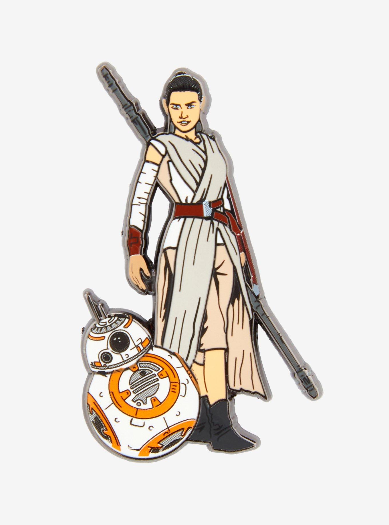 Star Wars Rey & BB-8 Enamel Pin, , hi-res