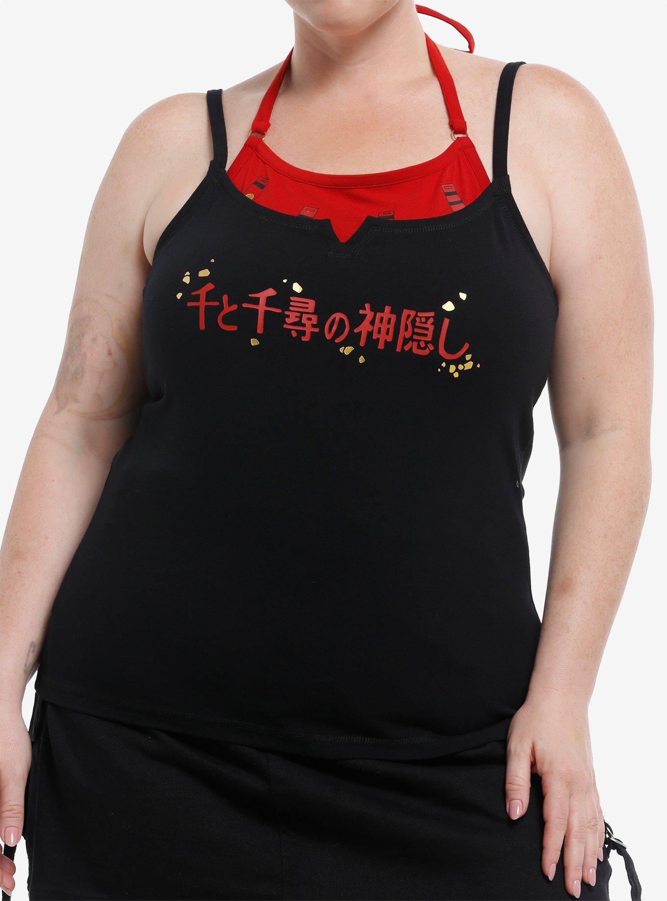 Her Universe Studio Ghibli® Spirited Away Halter Cami Girls Twofer Tank Top Plus Size, , hi-res