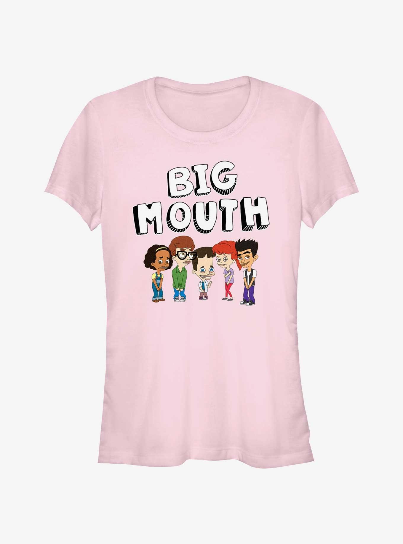 Big Mouth Logo And Characters Girls T-Shirt, , hi-res