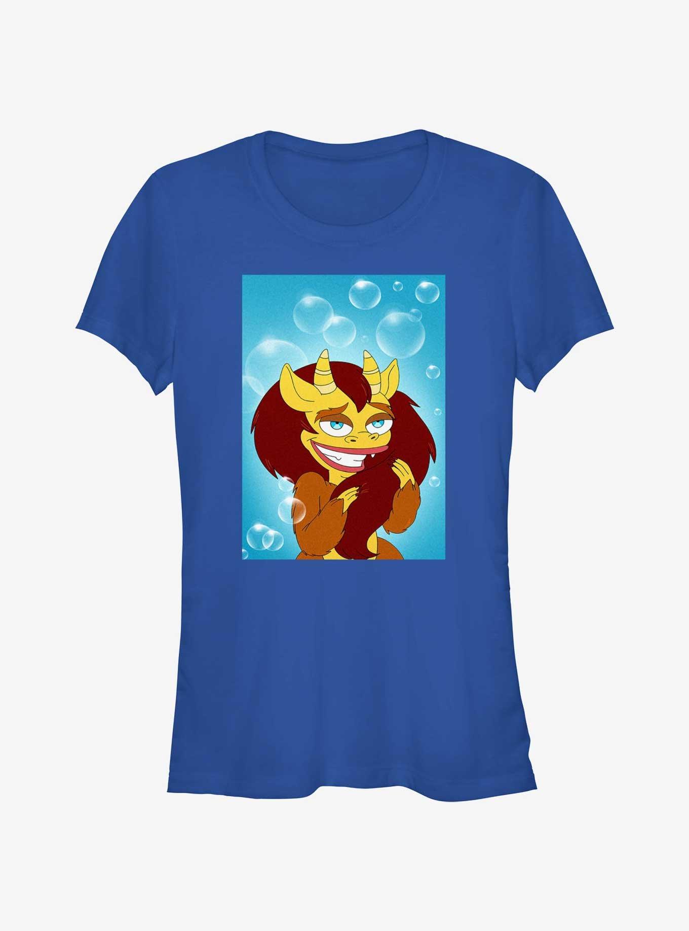 Big Mouth Connie Bubbles Girls T-Shirt, ROYAL, hi-res