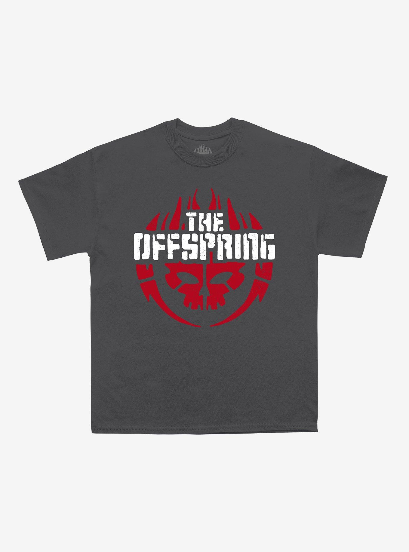 The Offspring Red Skull Boyfriend Fit Girls T-Shirt, , hi-res