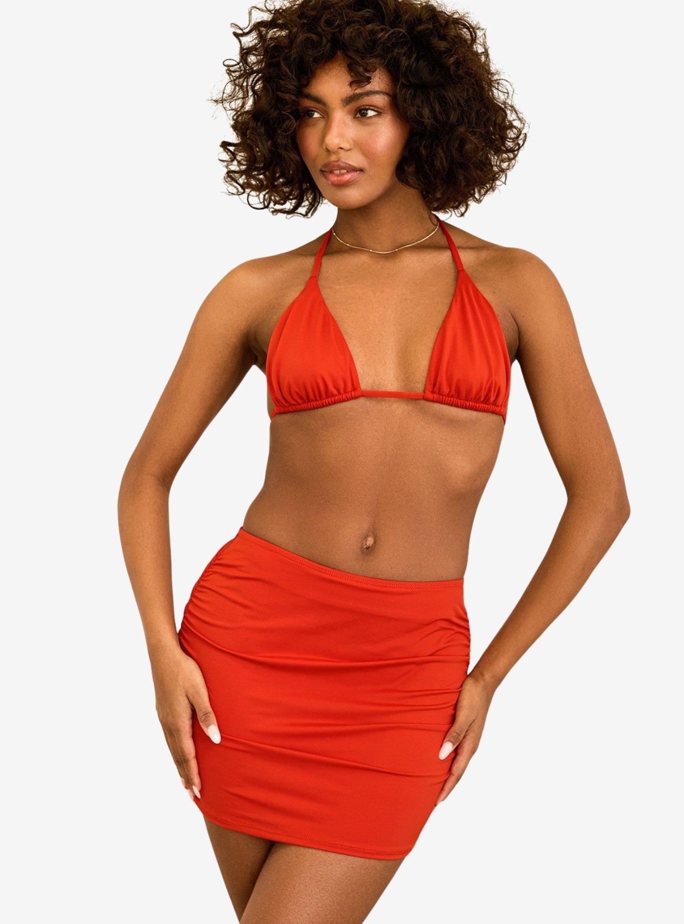 Dippin' Daisy's Lucky Swim Mini Length Skirt Poppy, , hi-res
