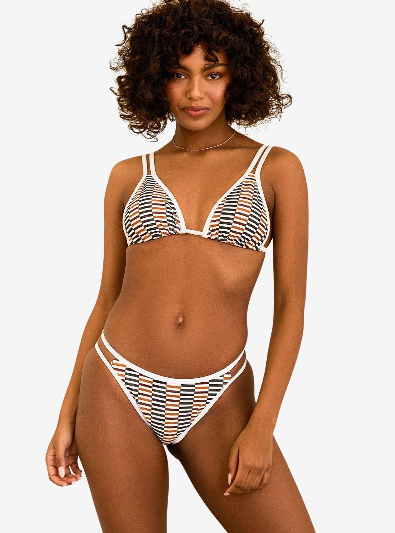 Dippin' Daisy's Billy Double Strap Swim Top Cola, , hi-res