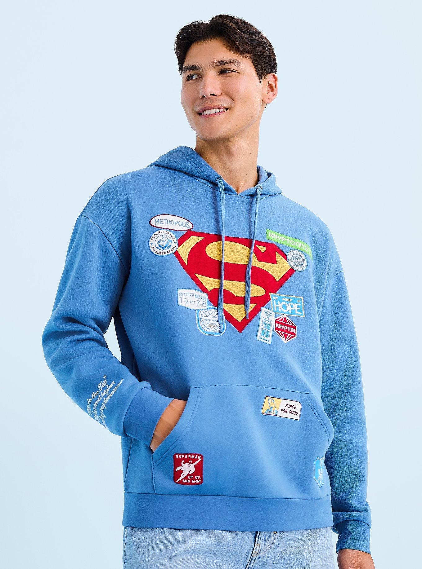 【superman】 SUPER SOUL スウェット DC Comics Superman Logo Patch Hoodie — BoxLunch Exclusive | BoxLunch