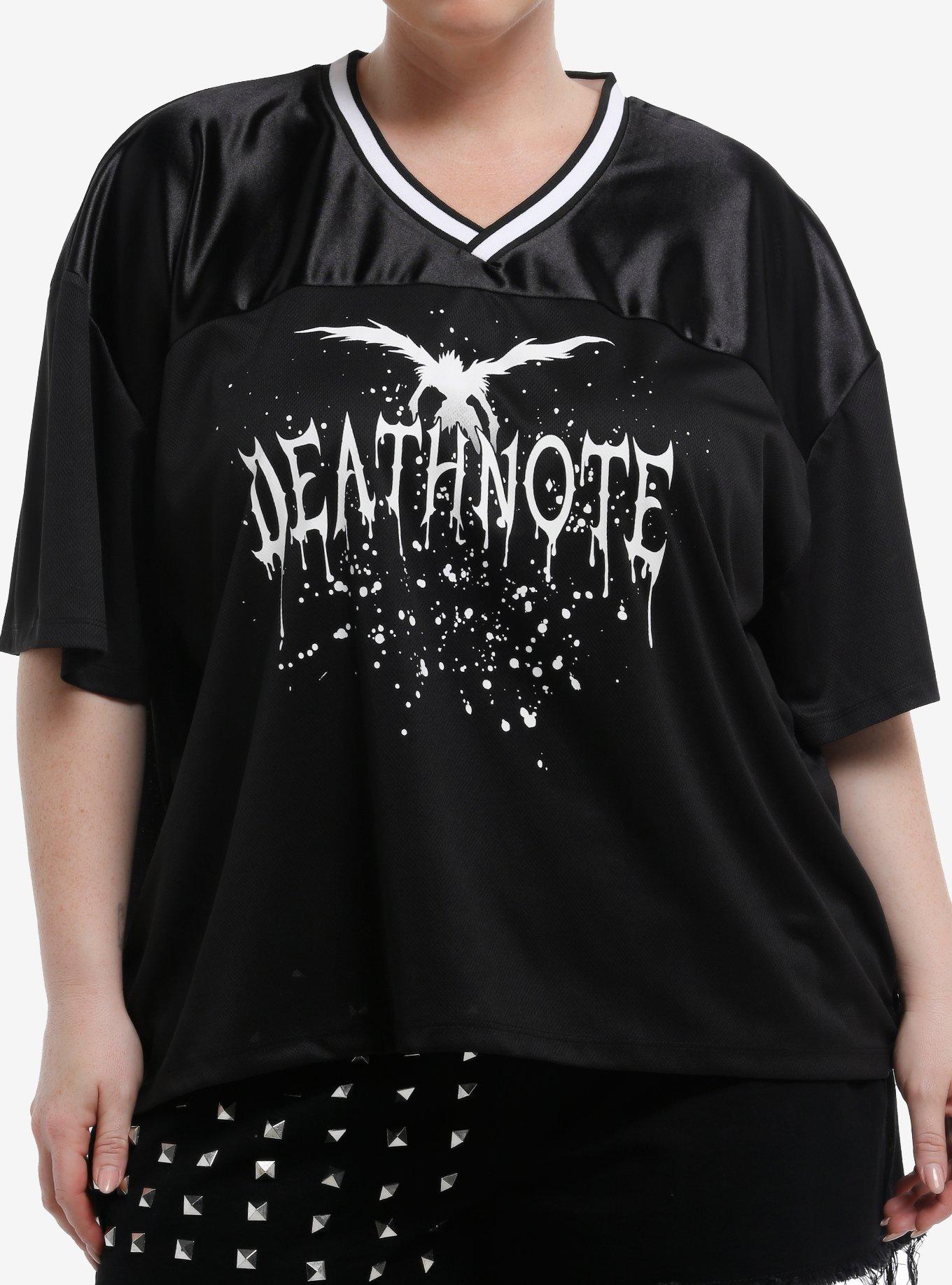 Death Note Ryuk Girls Oversized Jersey Top Plus Size, , hi-res