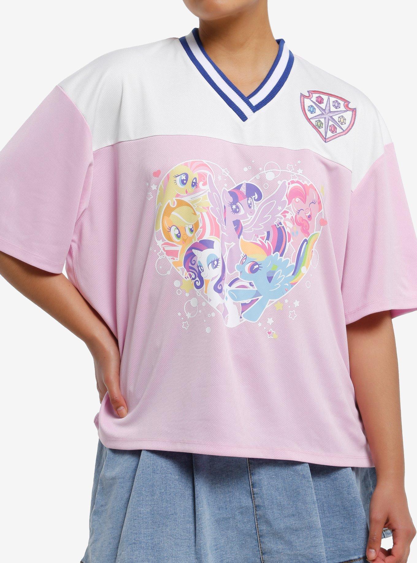My Little Pony Group Castle Girls Oversized Football Jersey, , hi-res