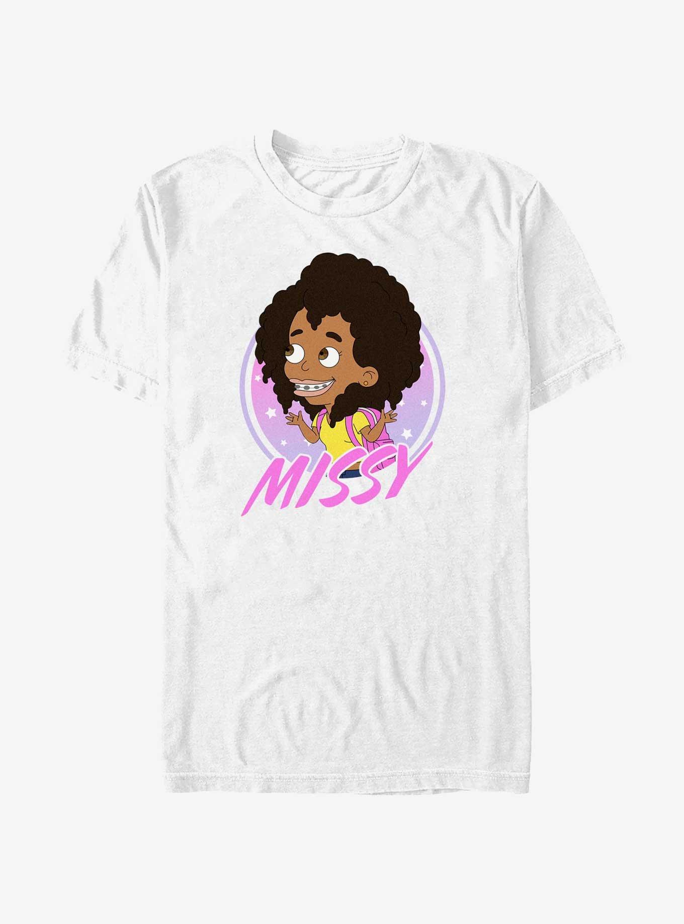 Big Mouth Missy Badge T-Shirt, WHITE, hi-res