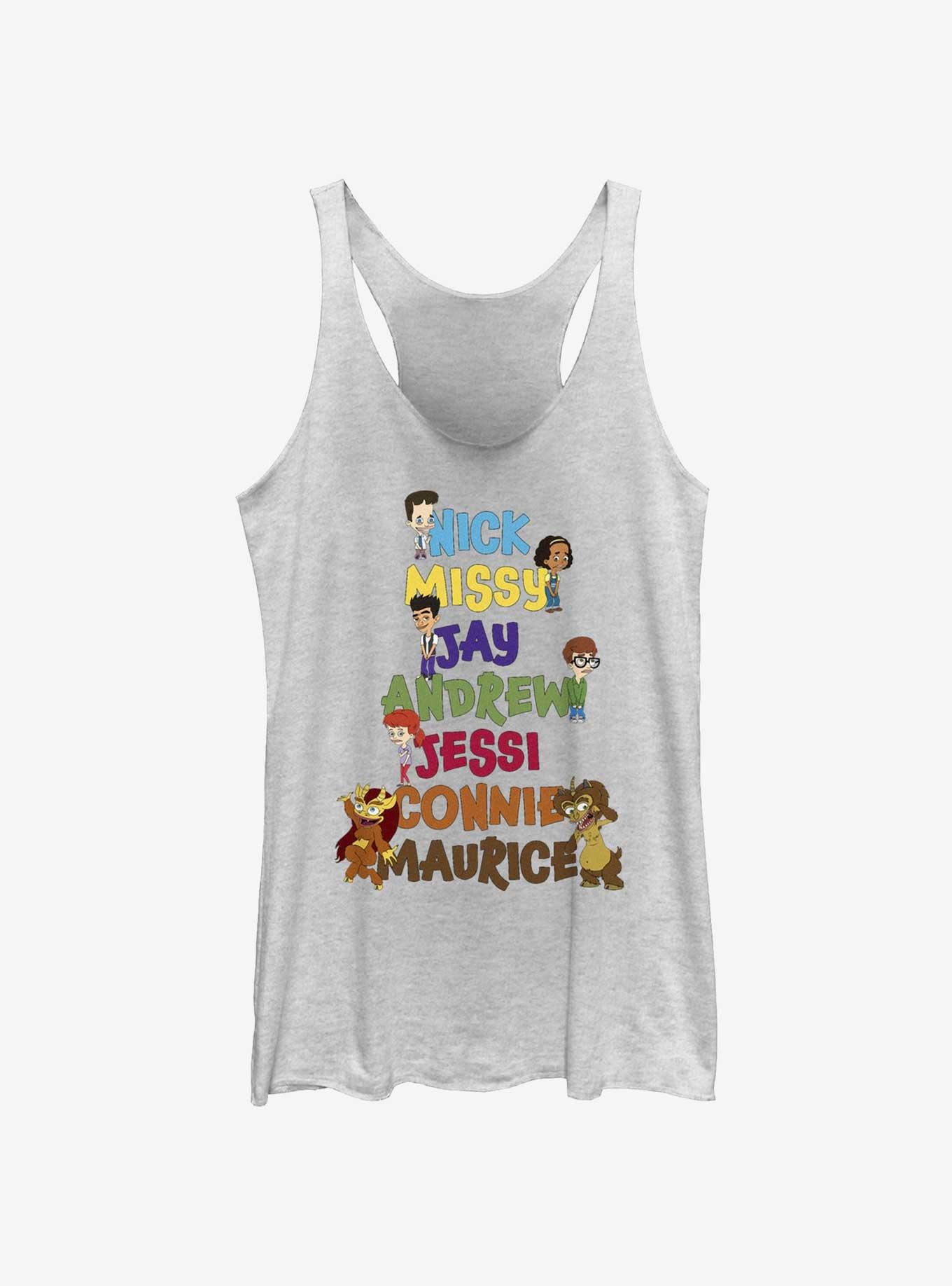 Big Mouth Txt Stck Big Mouth Girls Raw Edge Tank