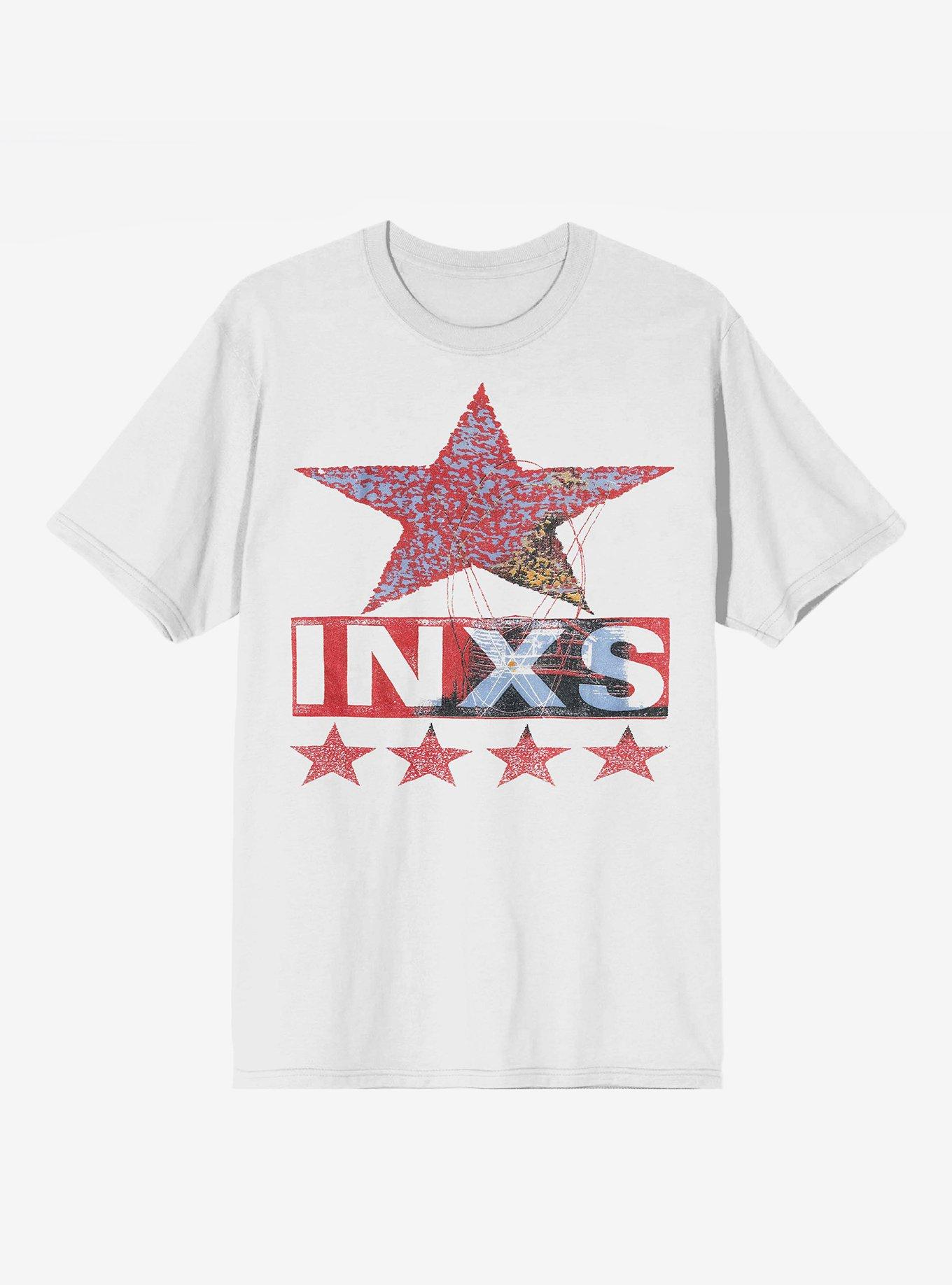 INXS Stars Boyfriend Fit Girls T-Shirt, , hi-res