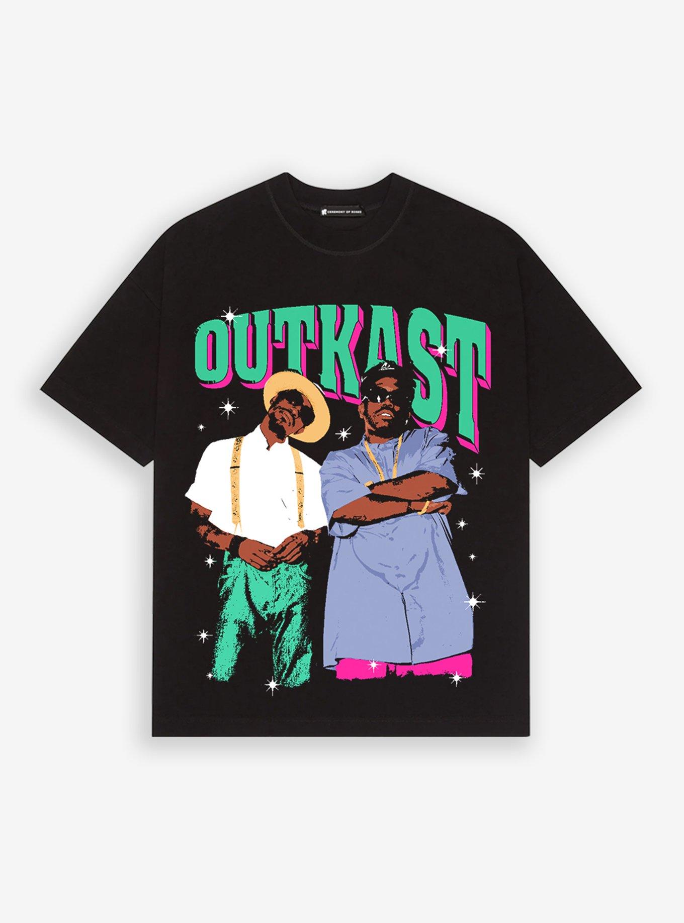Outkast Neon Photo Boyfriend Fit Girls T-Shirt, , hi-res
