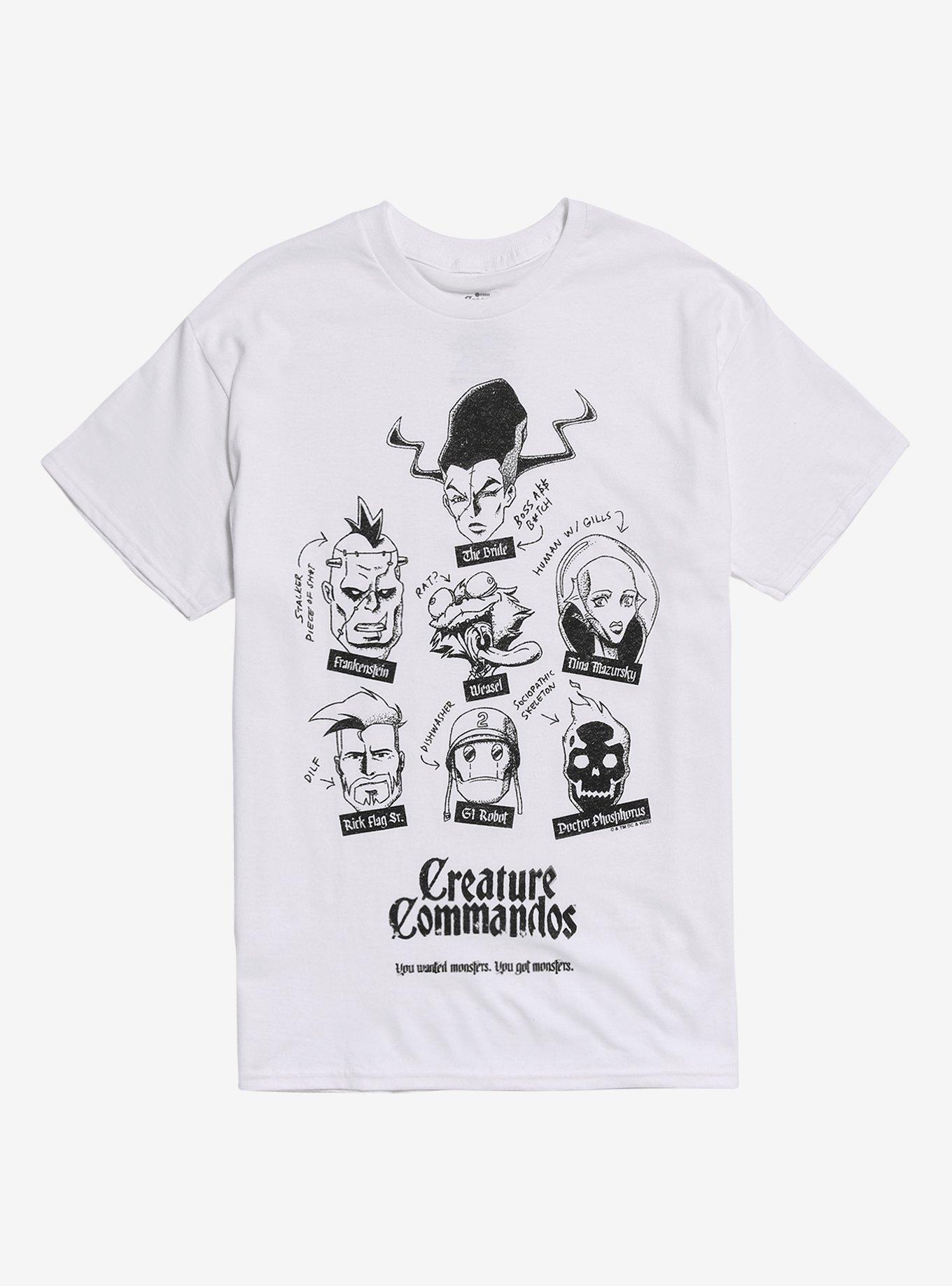 DC Comics Creature Commandos Character Heads T-Shirt, , hi-res