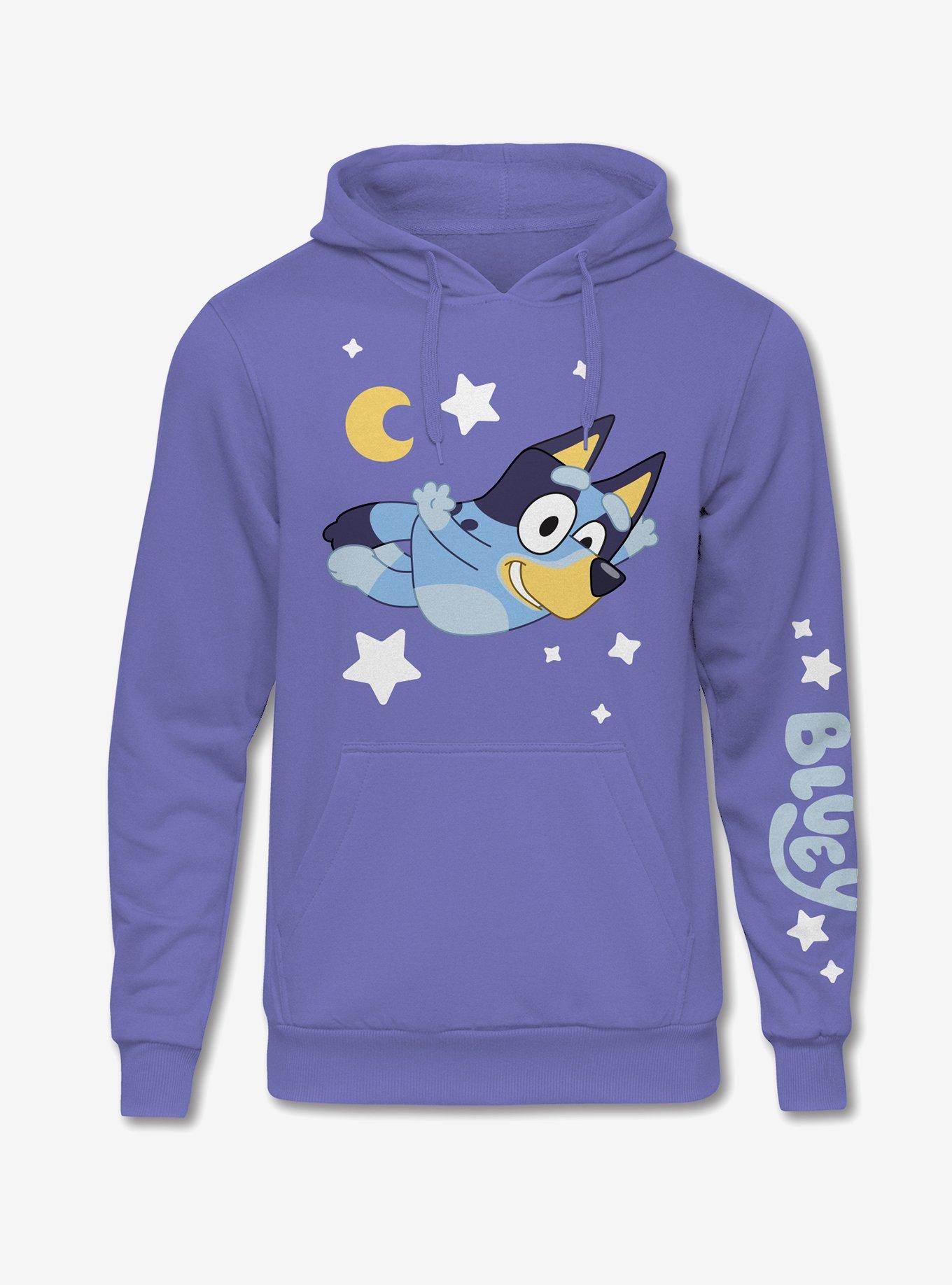 Bluey Floating Stars Girls Hoodie, , hi-res