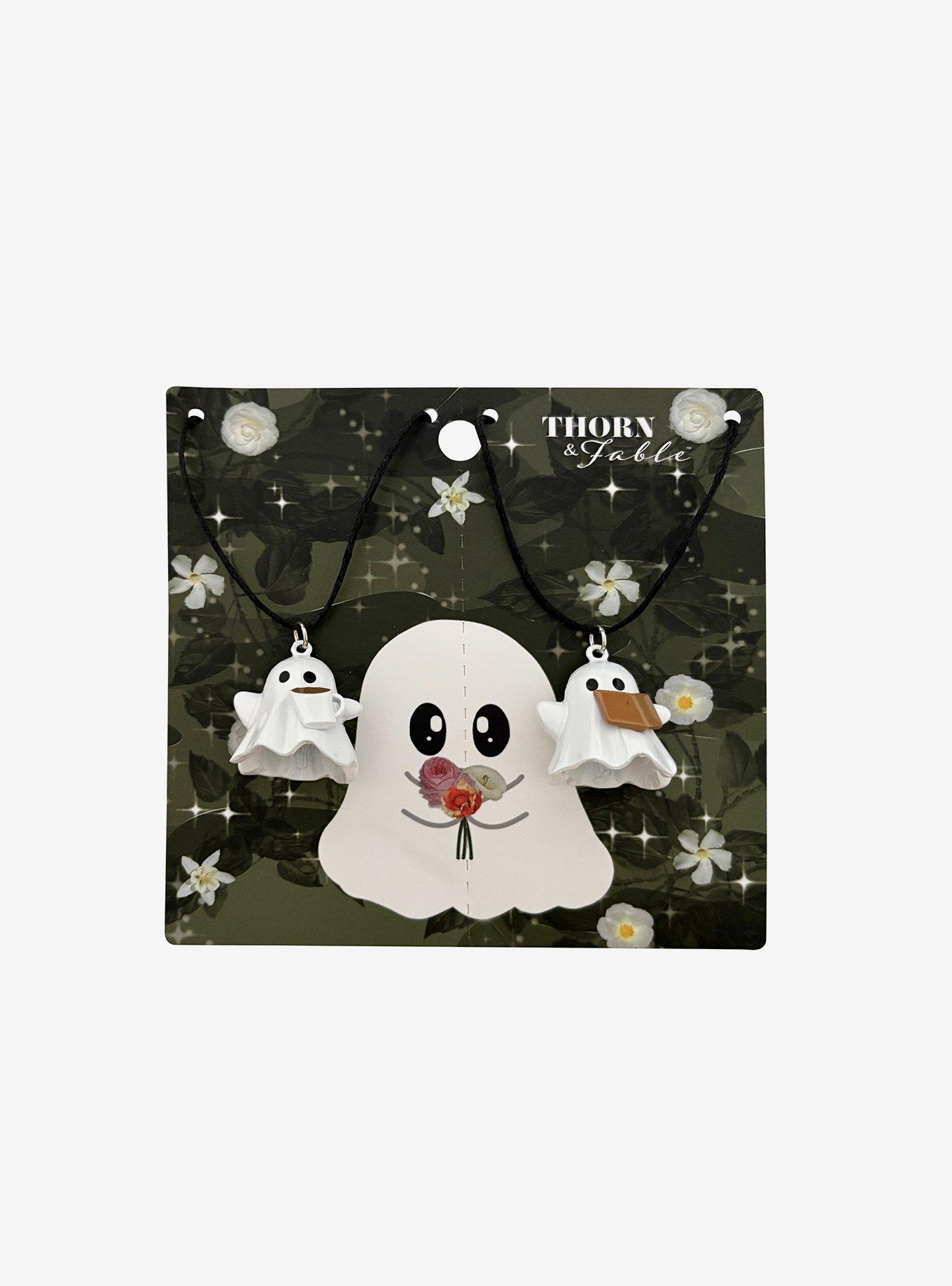 Thorn & Fable Ghost Bestie Friend Necklace Set, , hi-res