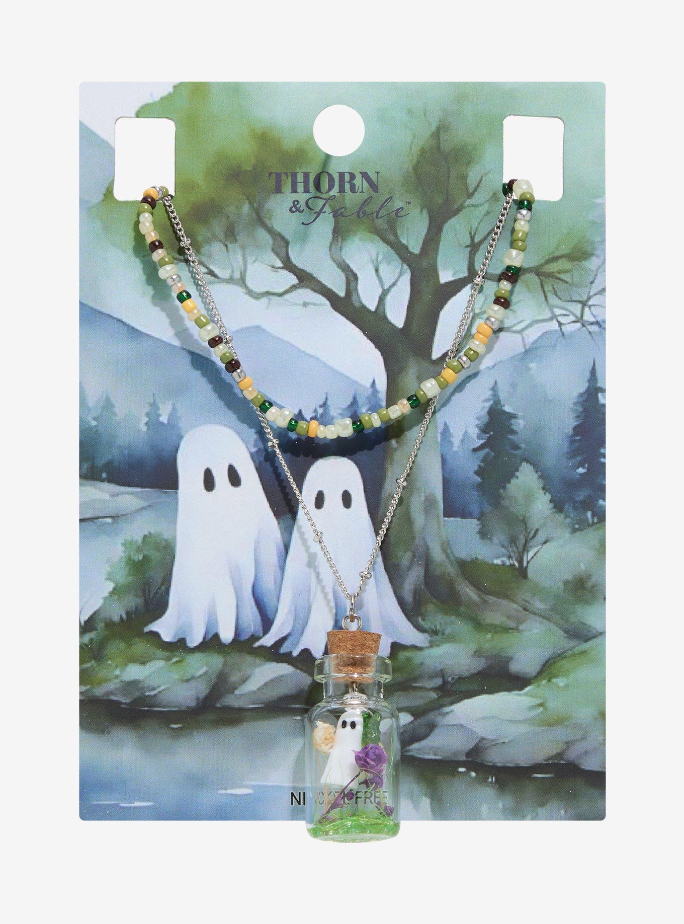Thorn & Fable Ghost Jar Bead Necklace Set, , hi-res