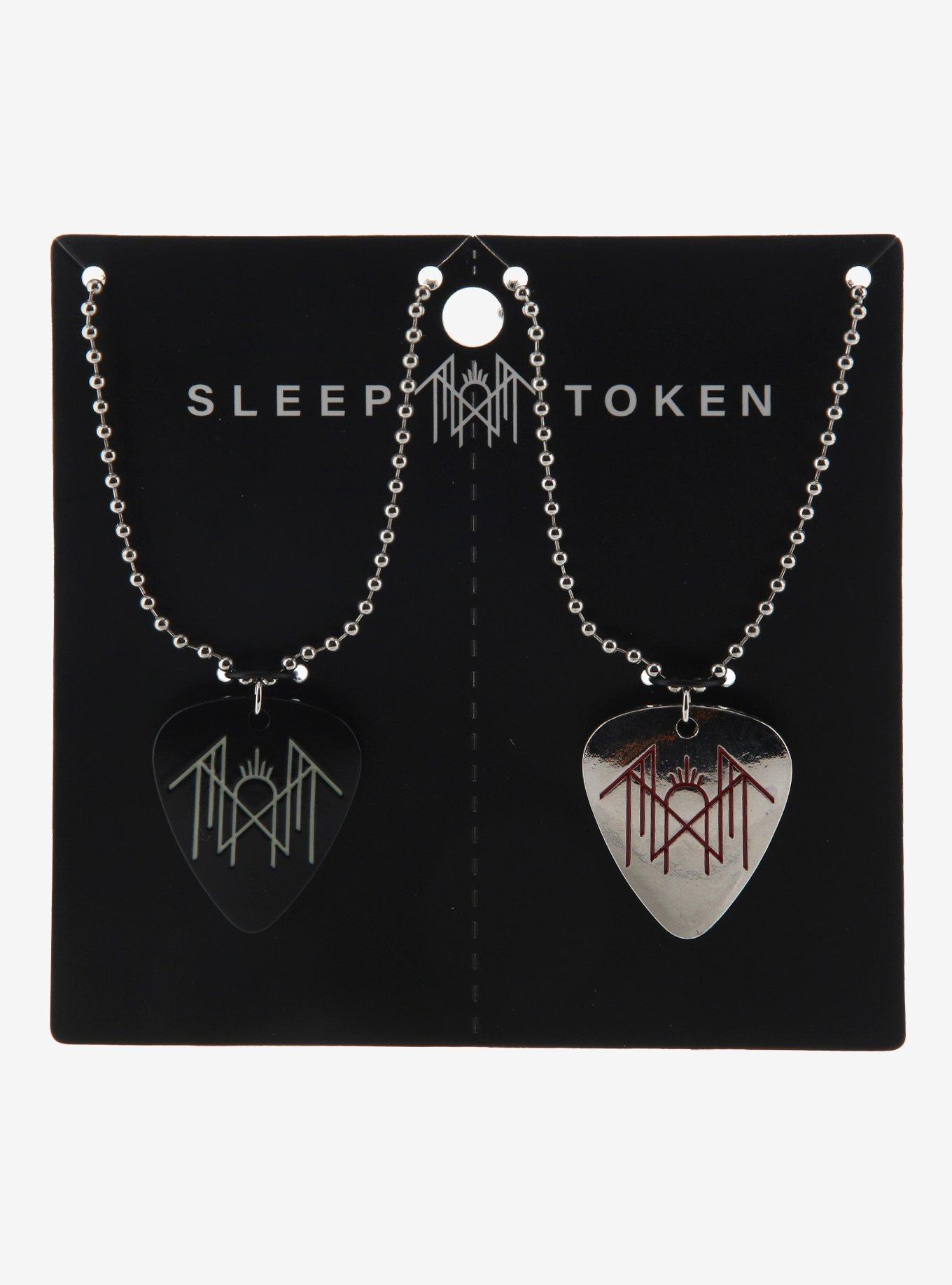 Sleep Token Guitar Pick Best Friend Necklace Set