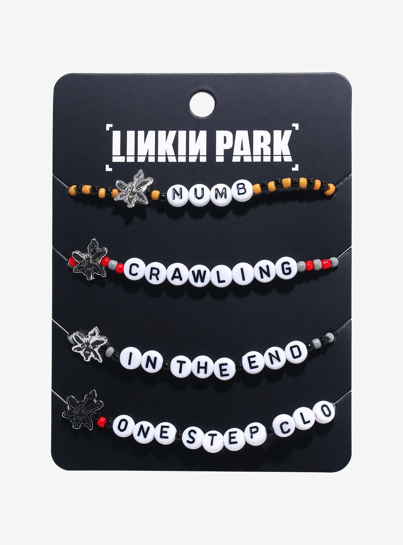 Linkin Park Song Titles Bead Bracelet Set | Hot Topic