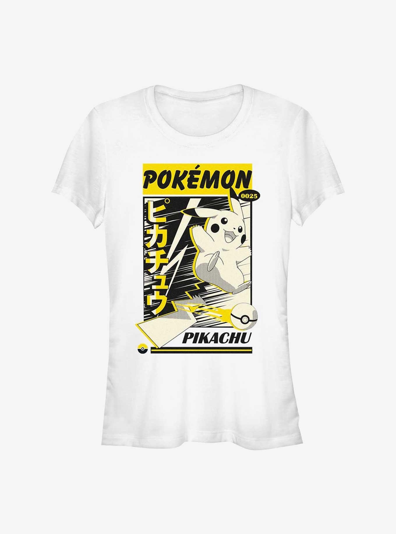 Pokemon Pikachu Anime Poster Girls T-Shirt