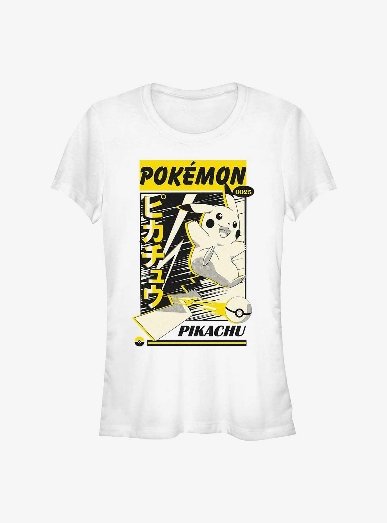 Pokemon Pikachu Anime Poster Girls T-Shirt, , hi-res