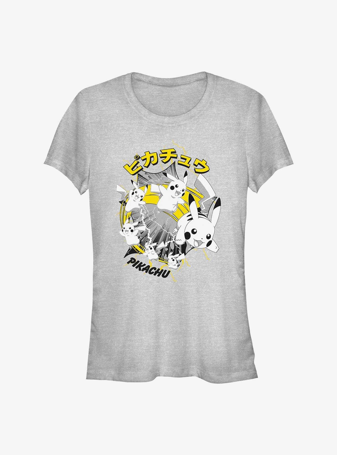 Pokemon Pikachu Speed Flash Girls T-Shirt, ATH HTR, hi-res