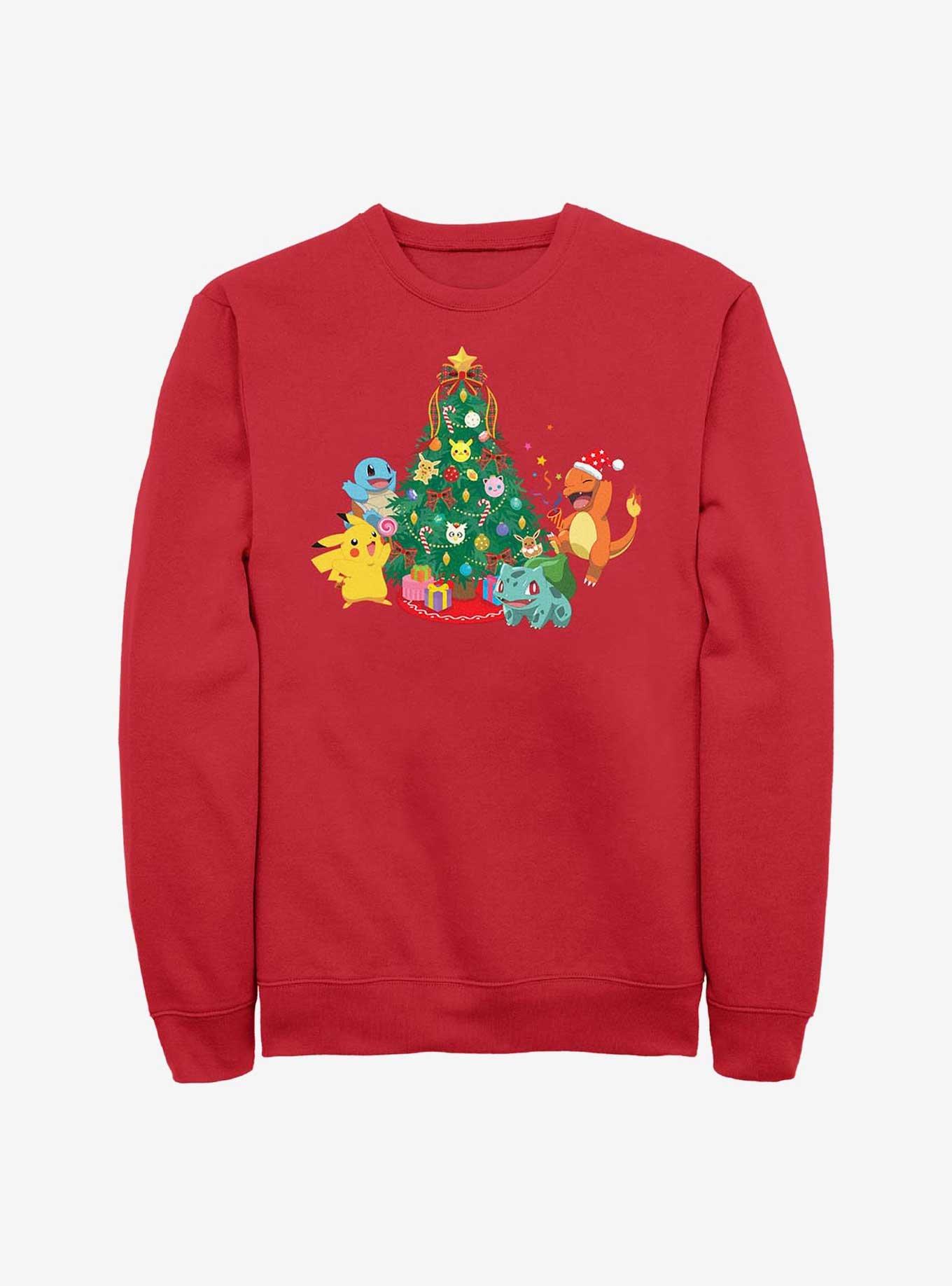 Pokemon Christmas Tree Sweatshirt, , hi-res