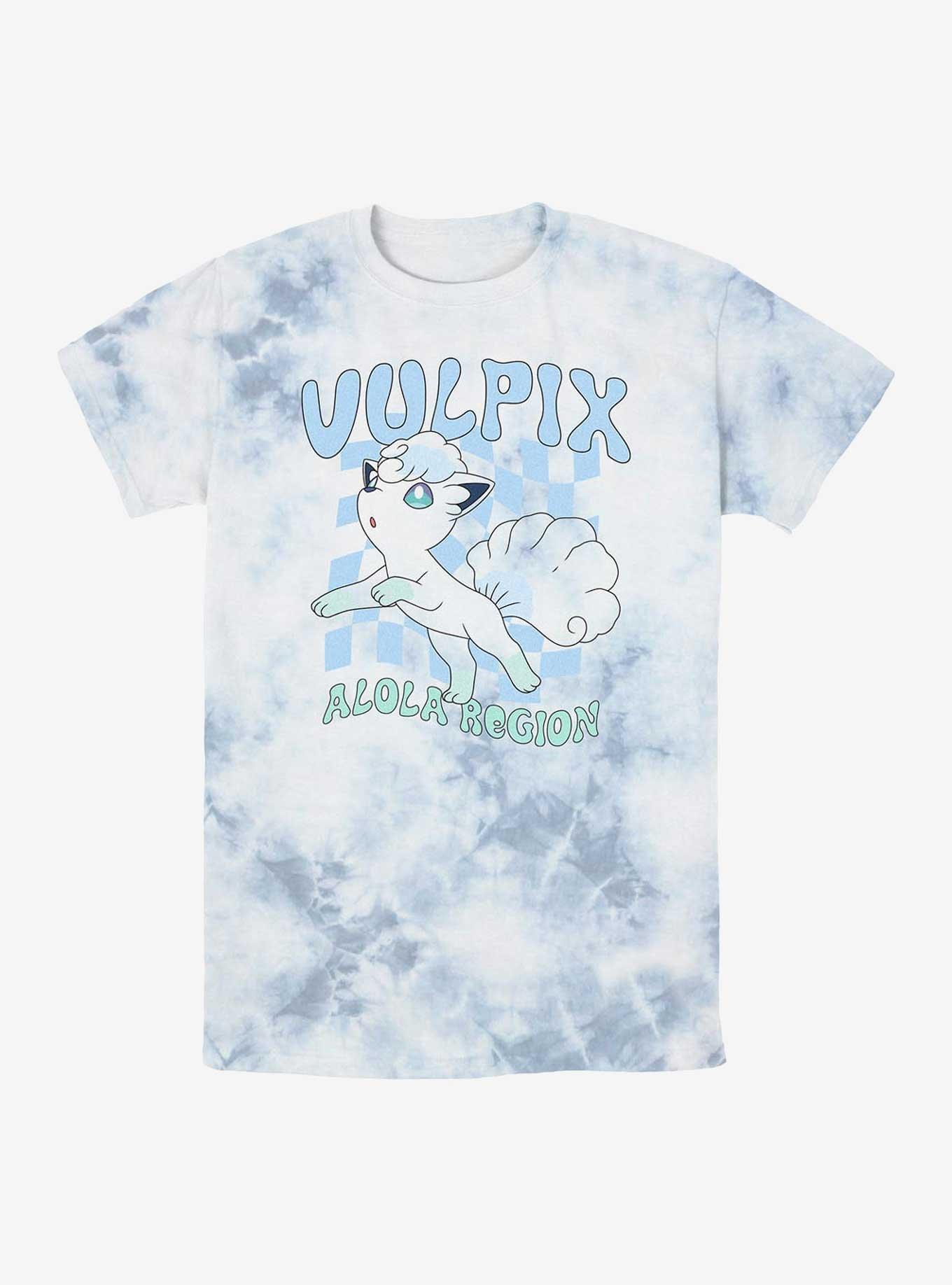 Pokemon Alola Vulpix Ice Tie-Dye T-Shirt, , hi-res