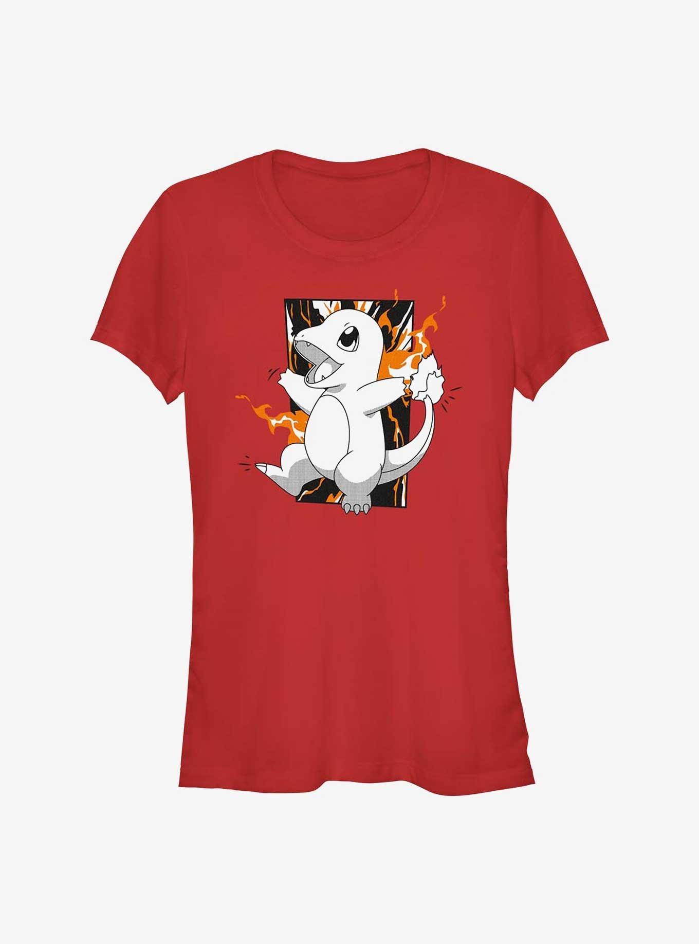 Pokemon Charmander Char Char Girls T-Shirt, , hi-res