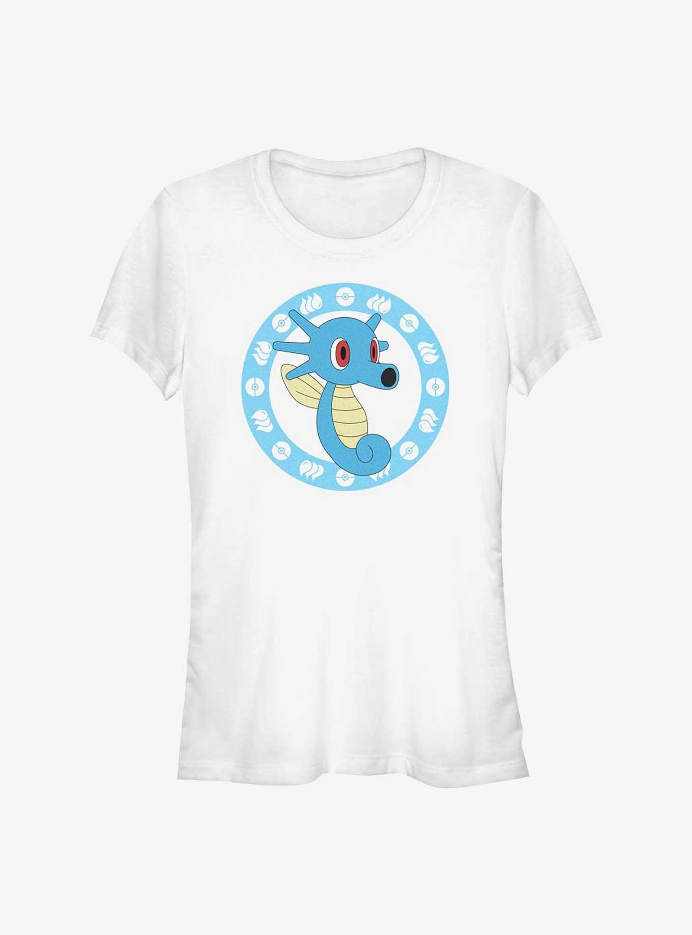Pokemon Horsea Time Girls T-Shirt, WHITE, hi-res