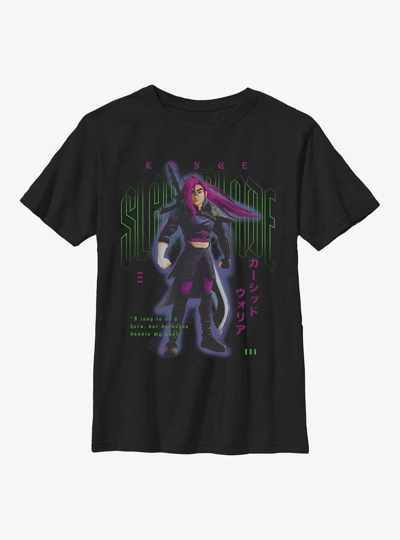 Disney Pixar Inside Out 2 Cursed Warrior Youth T-Shirt, BLACK, hi-res