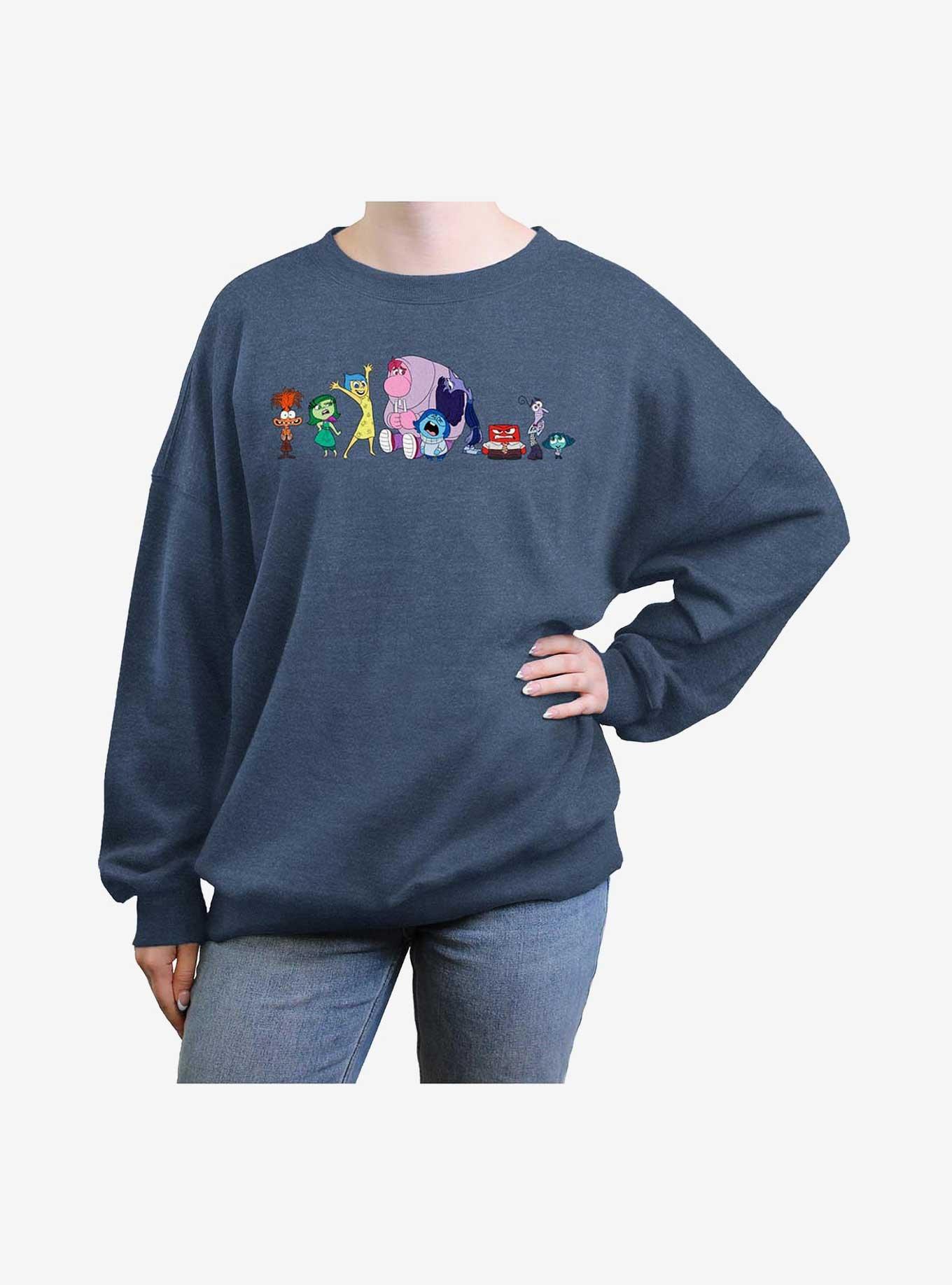 Disney Pixar Inside Out 2 All Emotions Womens Oversized Sweatshirt, , hi-res